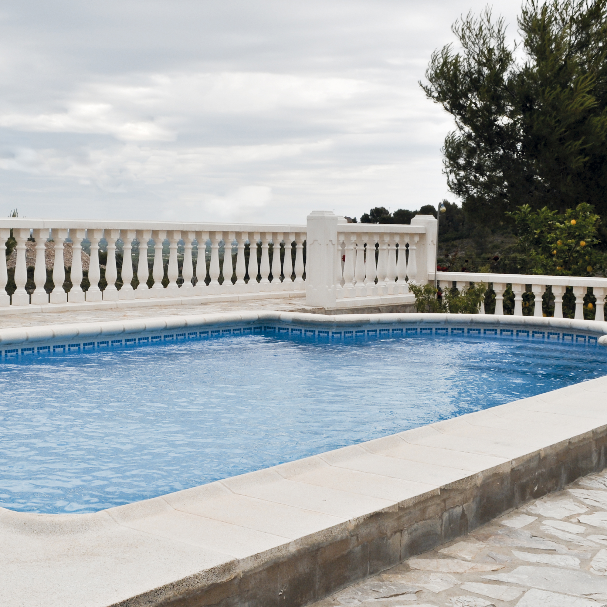 Remate piscina Javea blanco 50x25x4,5 cm - 2