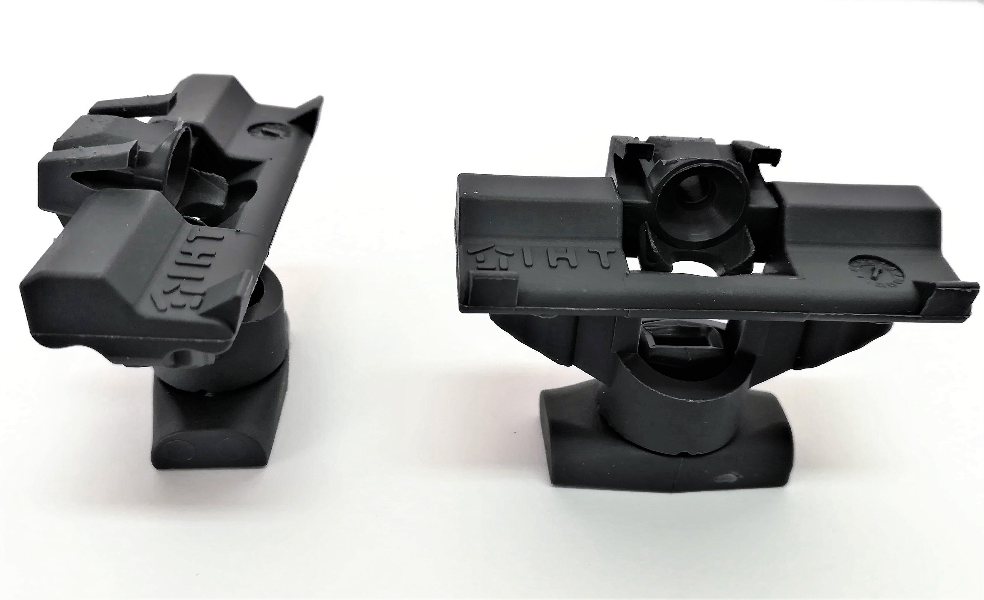 25 unidades de clips pro para suelo quick fix. negro