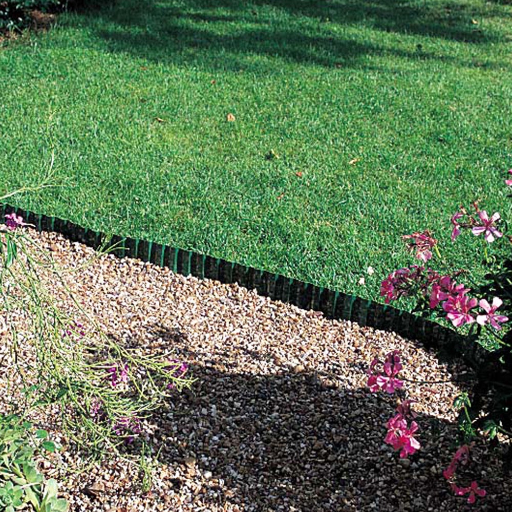 Bordura de PET tintada 900 x 15 cm verde NORTENE - 2