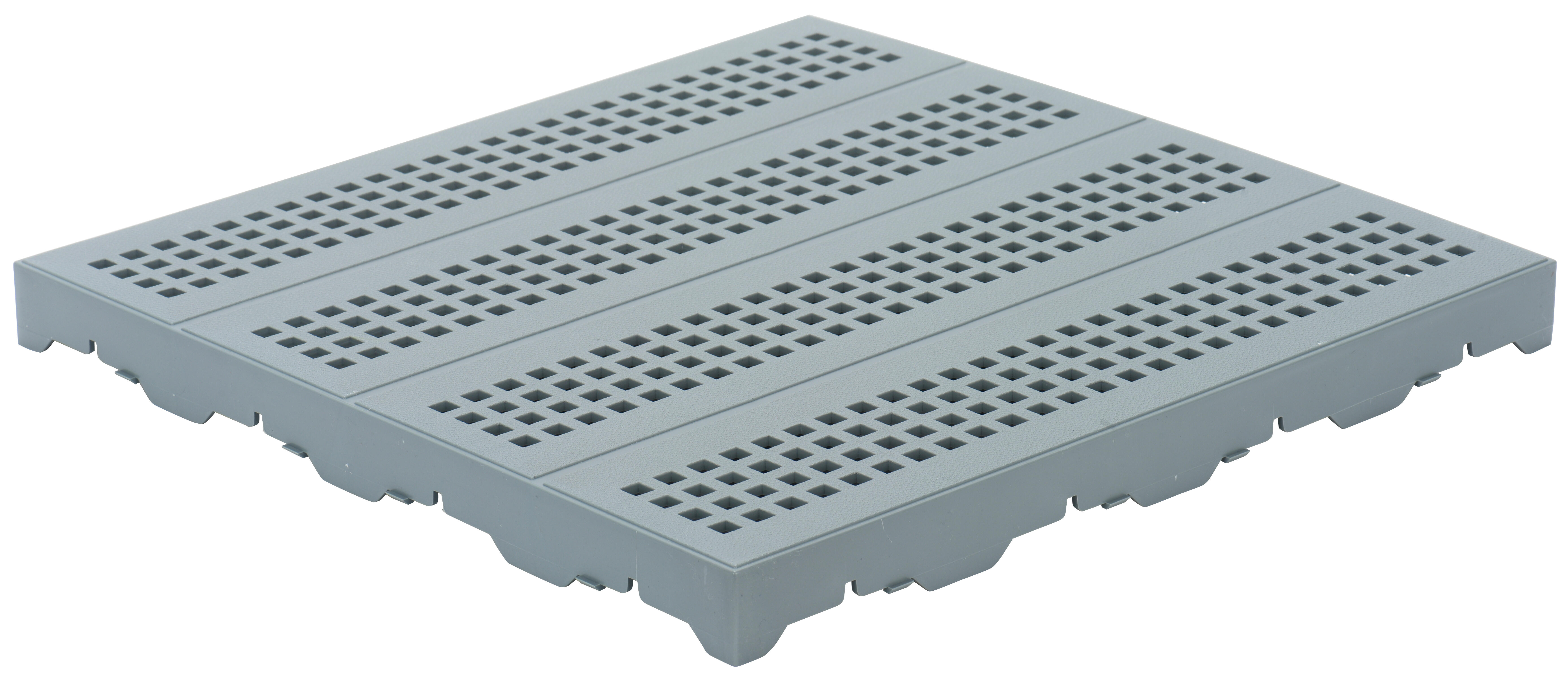 Baldosa para instalar 40 x 40 cm y 33 mm gris ONEK - 4