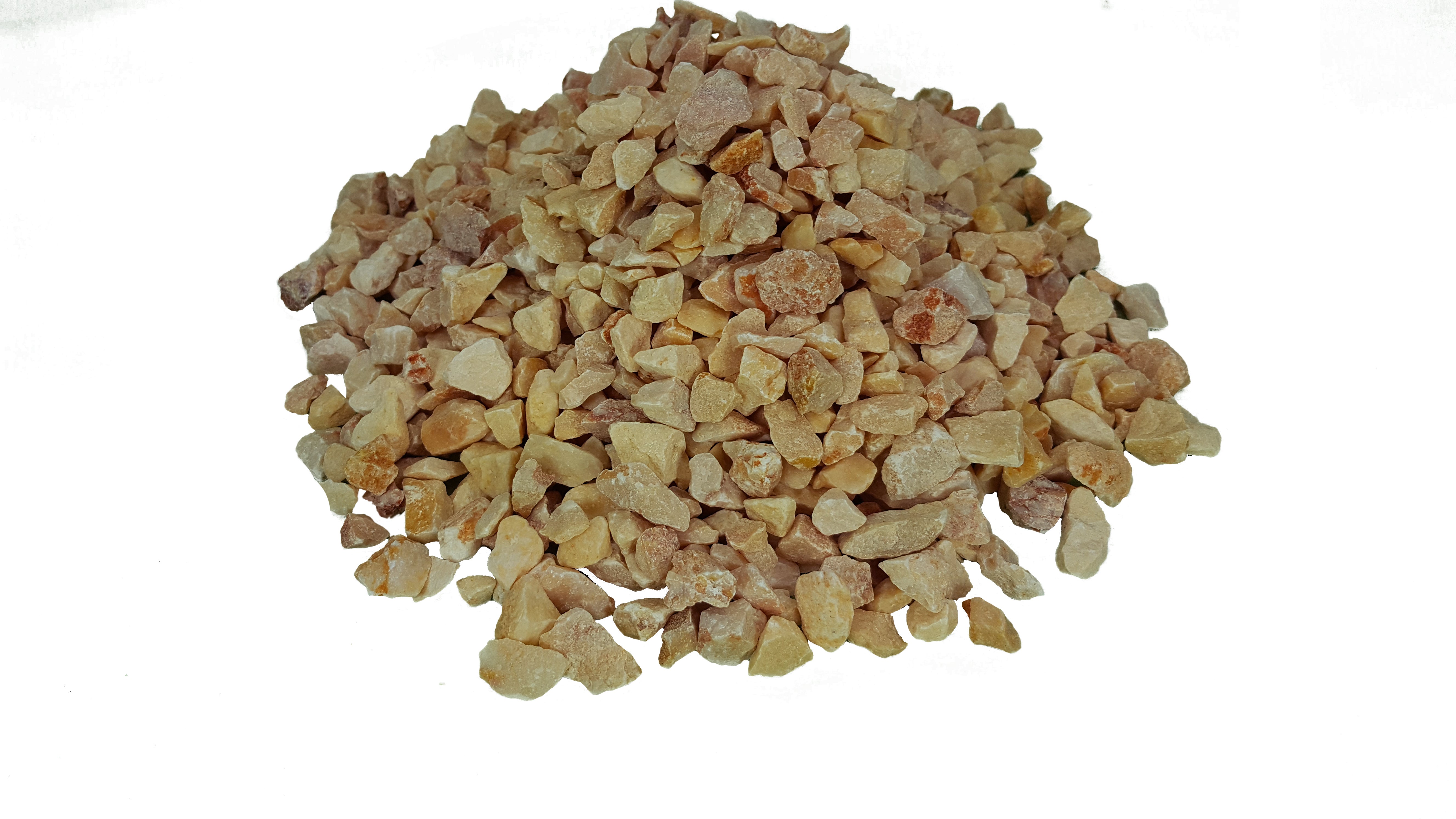 Saco de piedra natural triturada rosa 20kg 10 y 15 mm