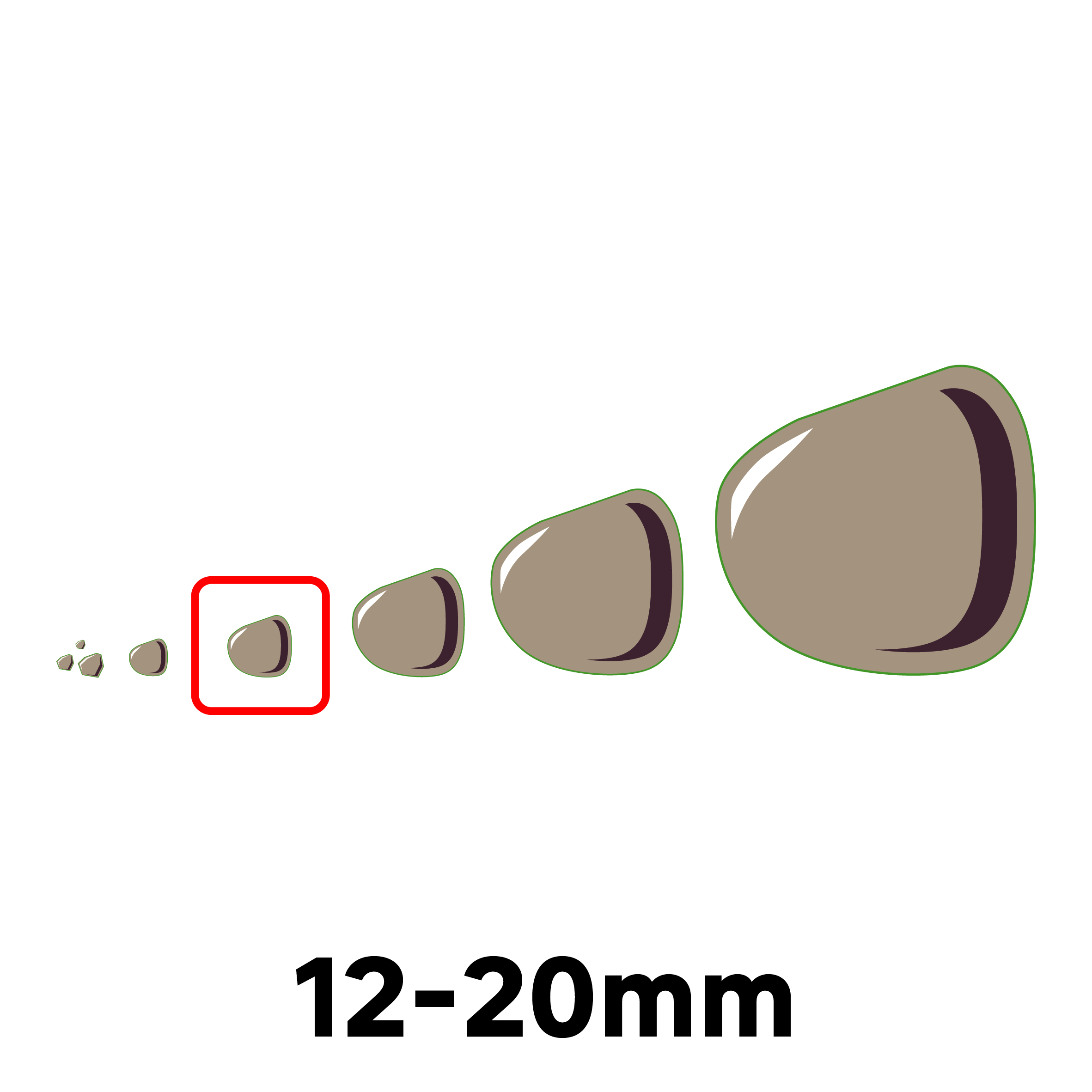 Grava de mármol blanco ARISAC 20Kg para 0.4 m2 - 2