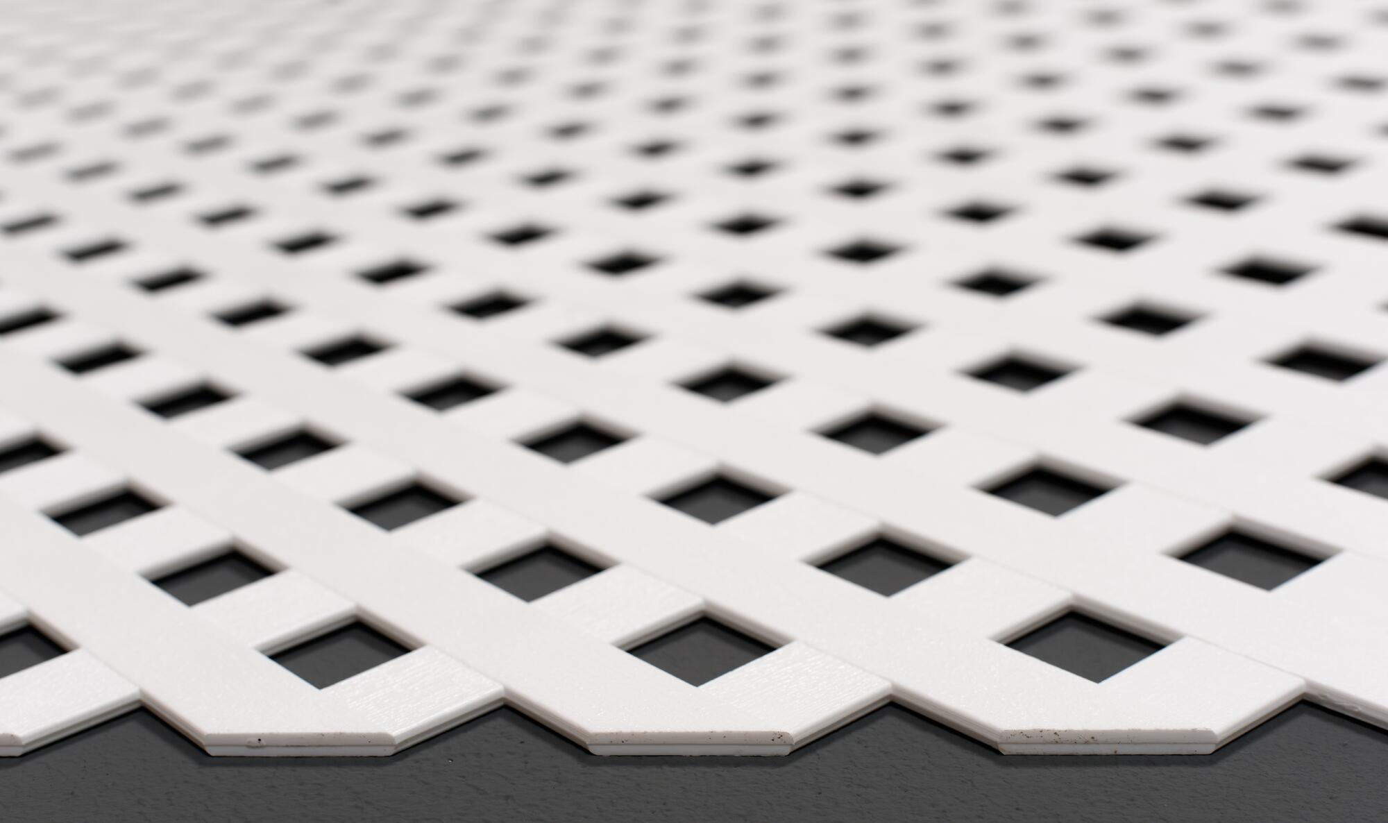 Painel decorativo privativo branco 100x200 cm Intermas - 6