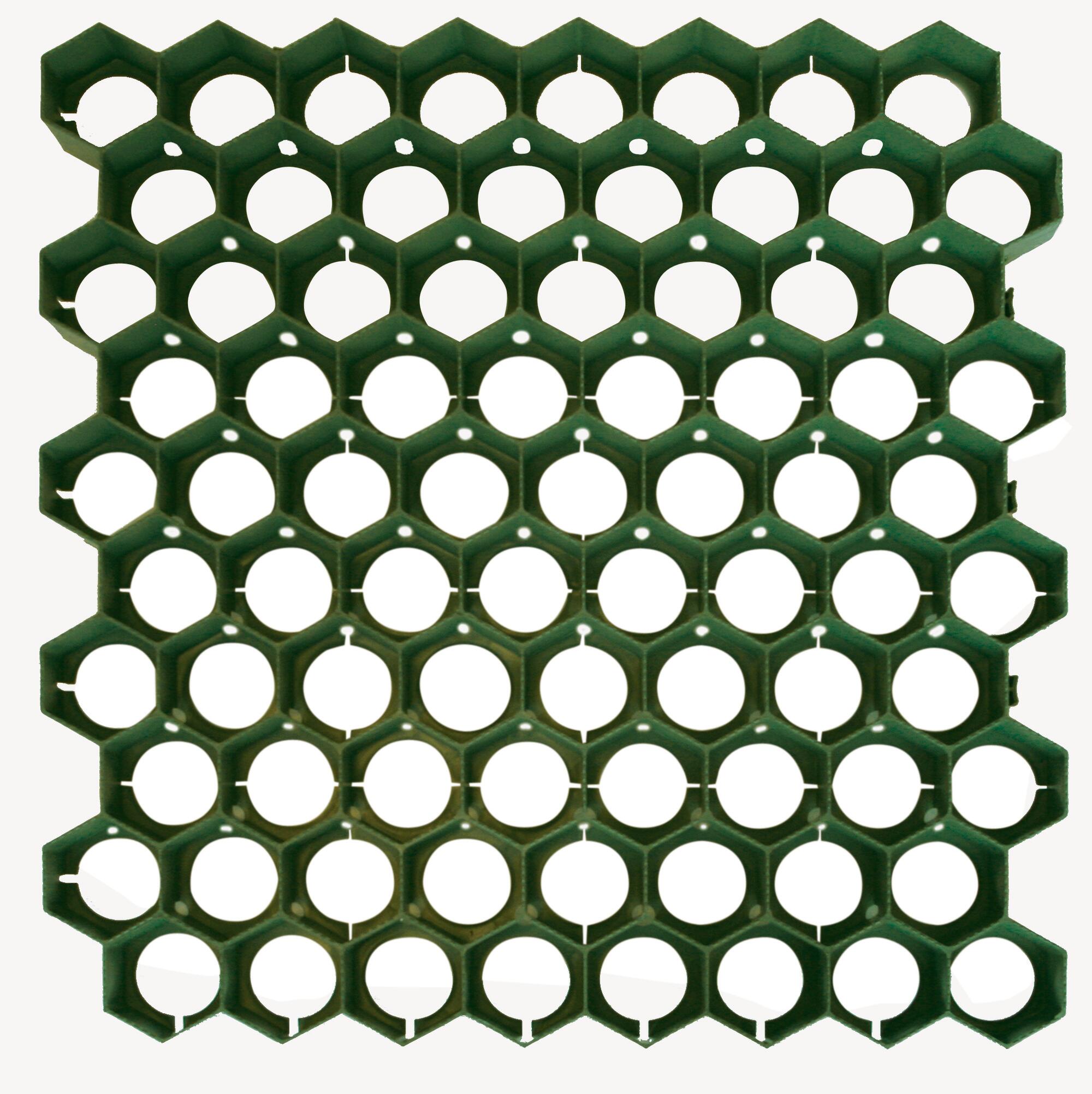 Baldosa estabilizadora para gravilla y césped transitable de polietileno 60 x 56 cm y 40 mm de espesor ONEK - 4