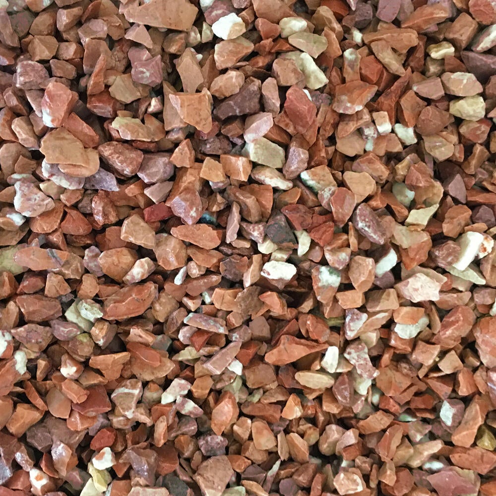 Saco de piedra natural triturada rojo 20kg 8 y 12 mm