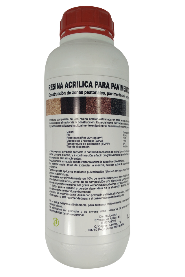 Resina acrílica para pavimentos 1L