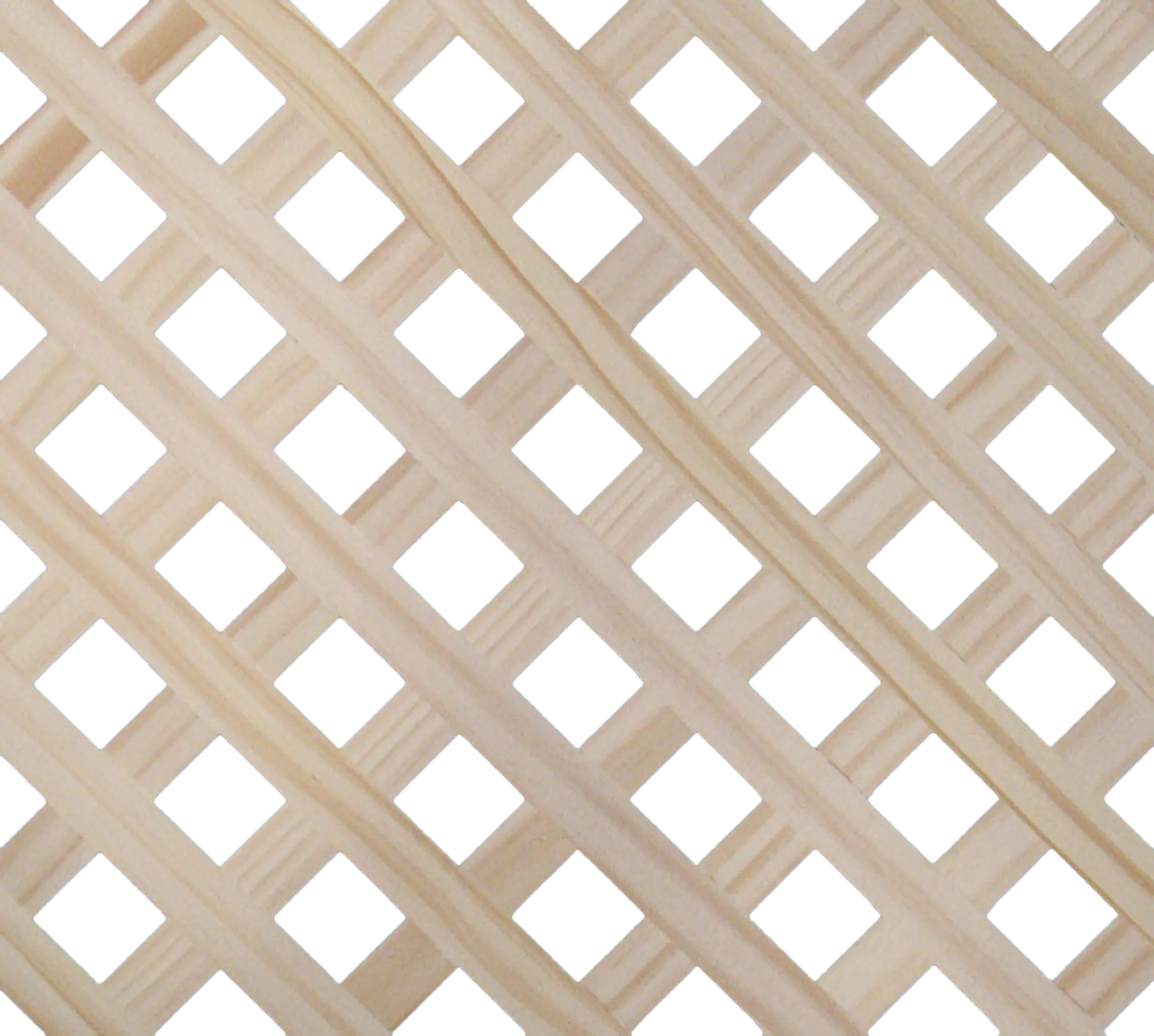 Celosía fija de madera marrón claro 1x1 cm