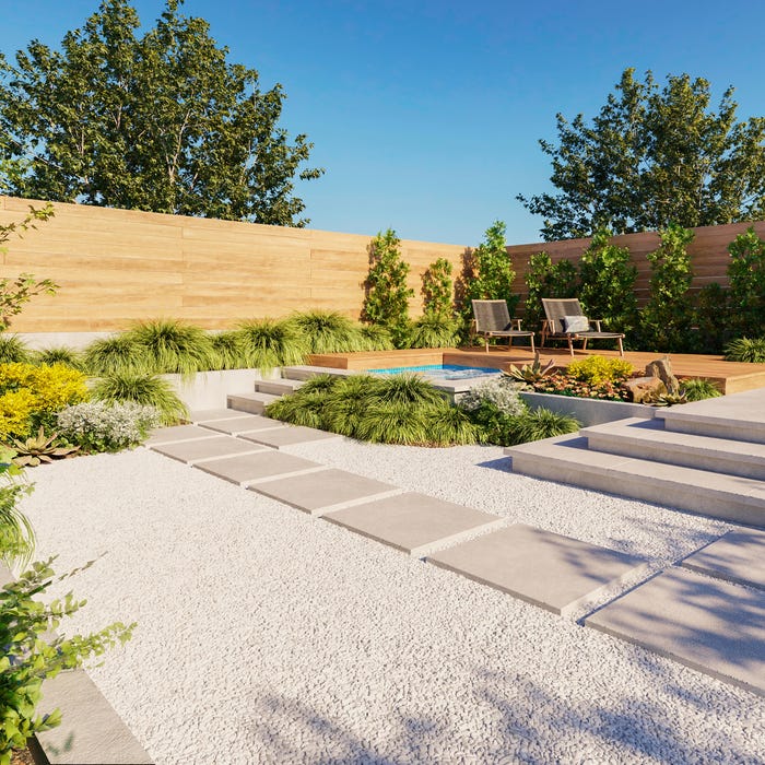 Resina acrílica con piedras decorativas