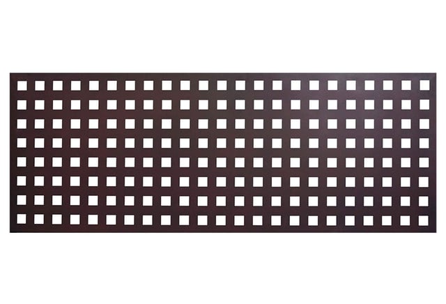 Valla de jardín DOORSELF Square de acero galvanizado Square óxido 195x94.5 cm