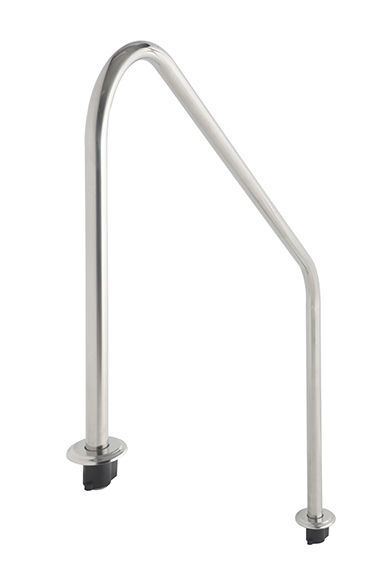 Barandilla qp para piscina 2 curvas para empotrar 183 cm