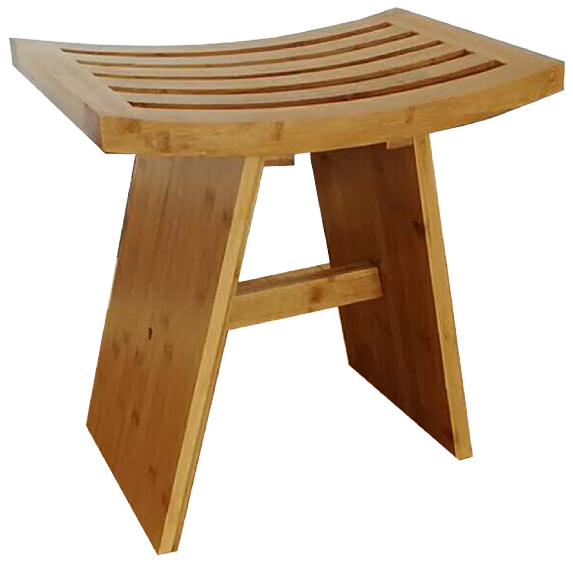 Taburete de baño n3 zen marrón 46x46.5 cm