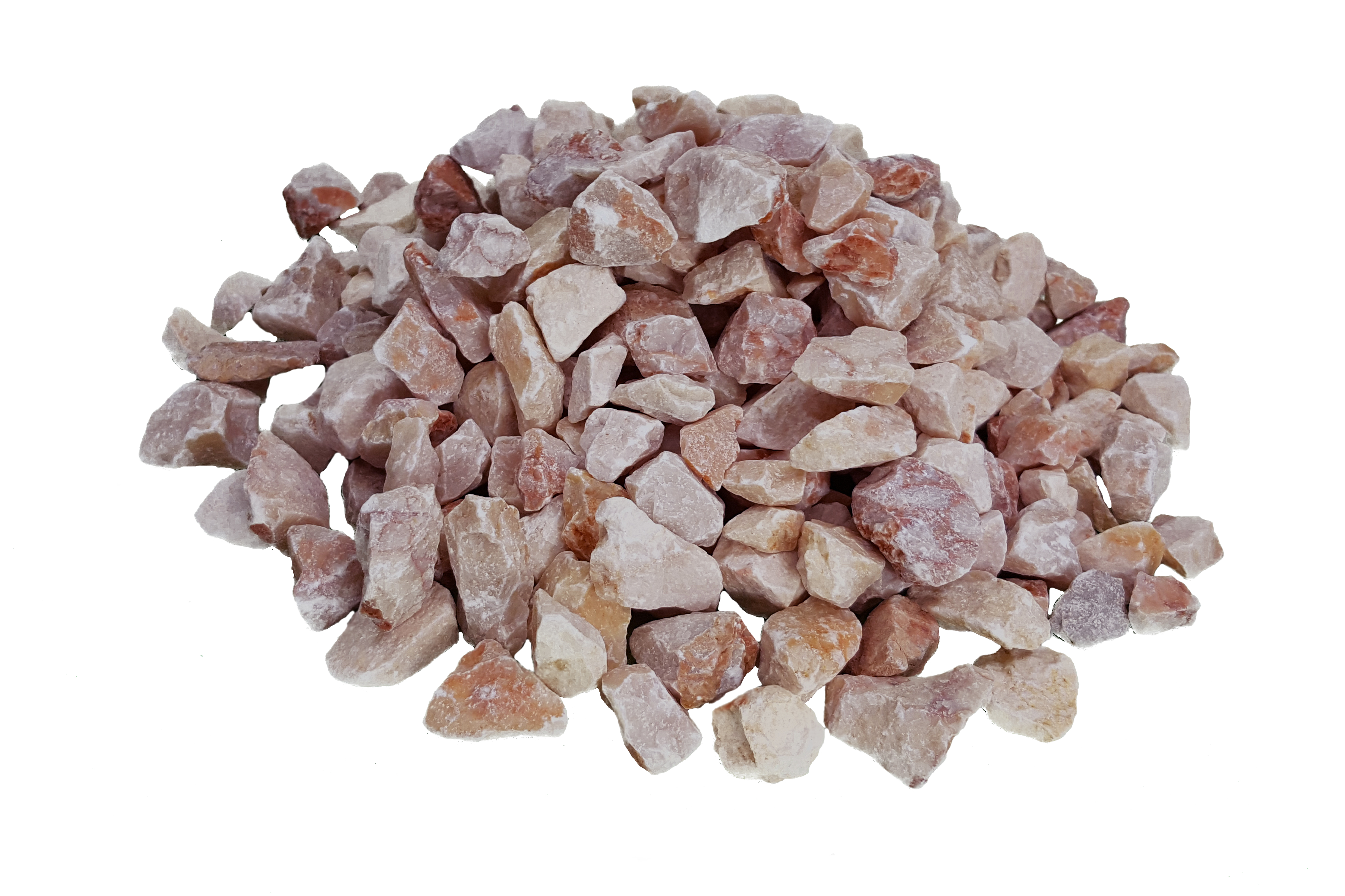 Saco de piedra natural triturada rosa 1000kg 15 y 25 mm