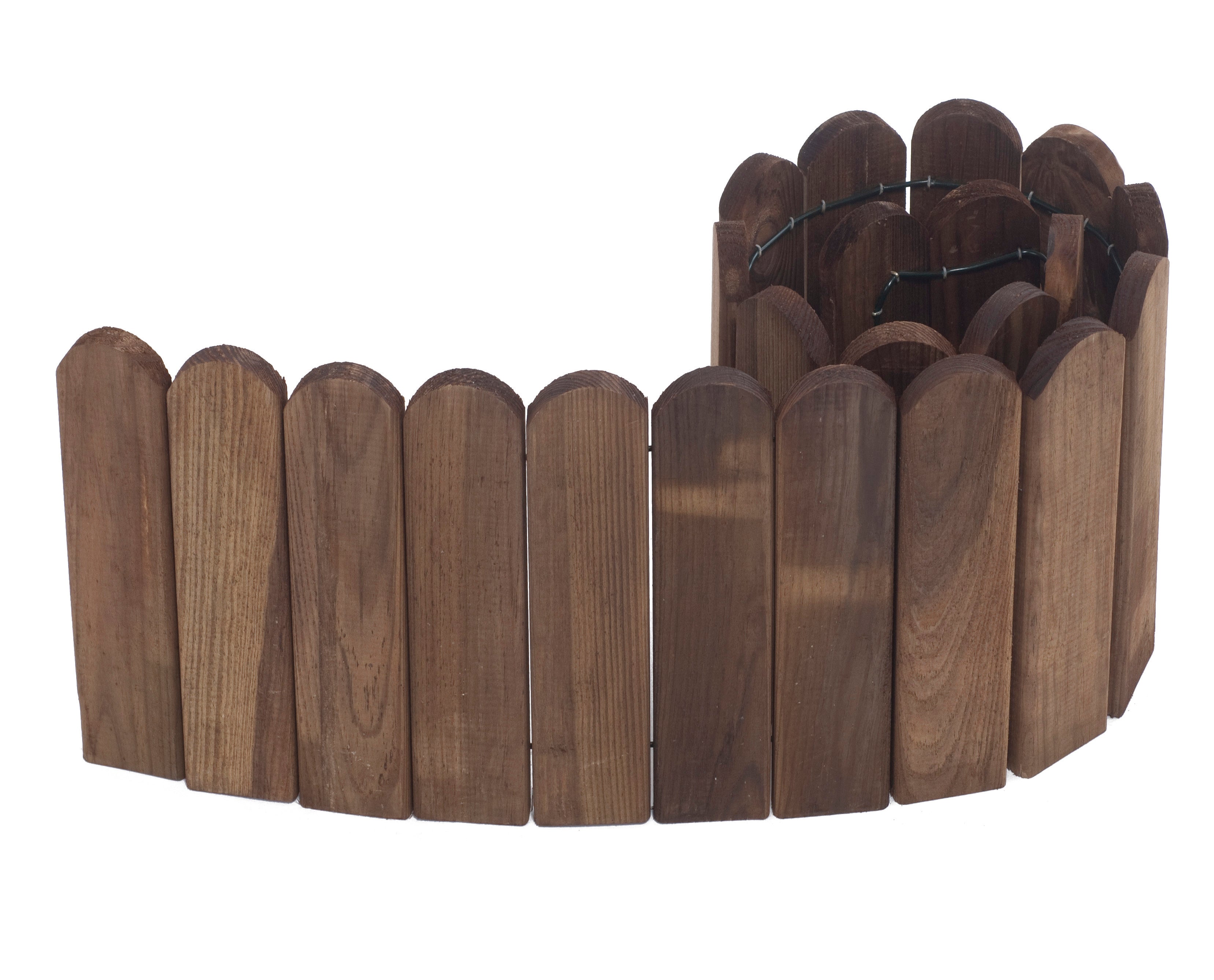 Bordura liloux para plantar de madera 20x120 cm