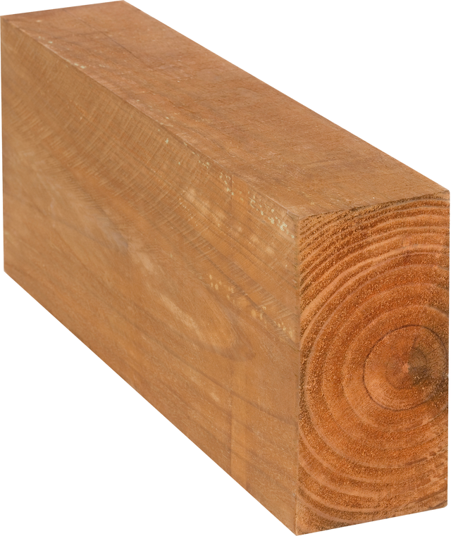 Traviesa de madera 200 x 20 cm marrón CARMO