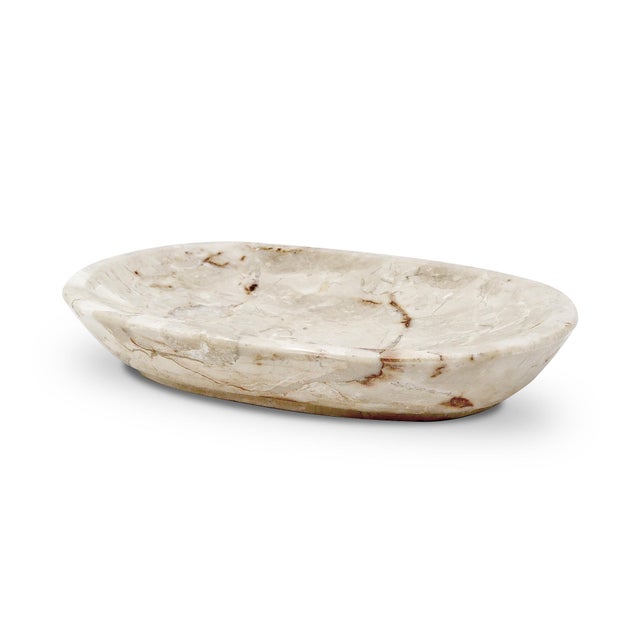 Jabonera Tiara beige satinado
