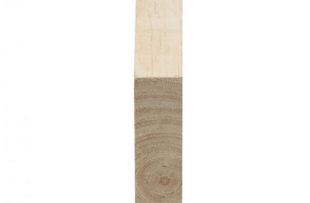 Traviesa de madera tintada 122 x 10 cm marrón CARMO