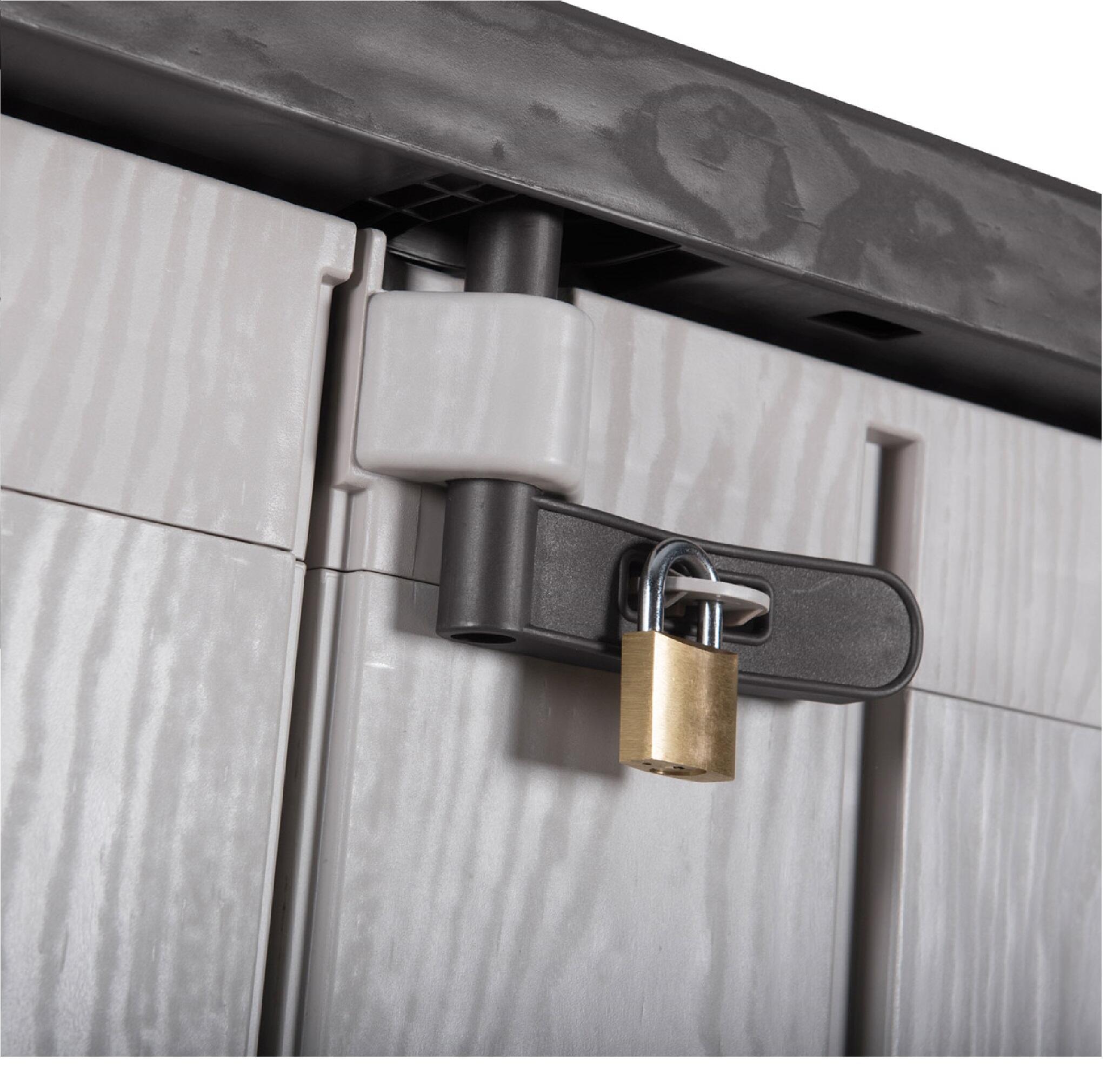 Arcón de resina para exterior TOOMAX STORA WAY 129.5 x 111 x 74.5 cm y capacidad de 842 L - 24