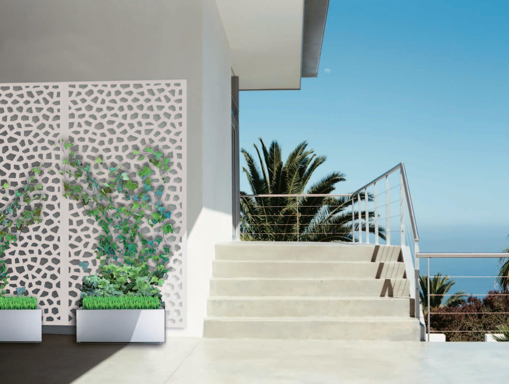 Painel decorativo MOSAICO 100X200CM BRANCO - 14