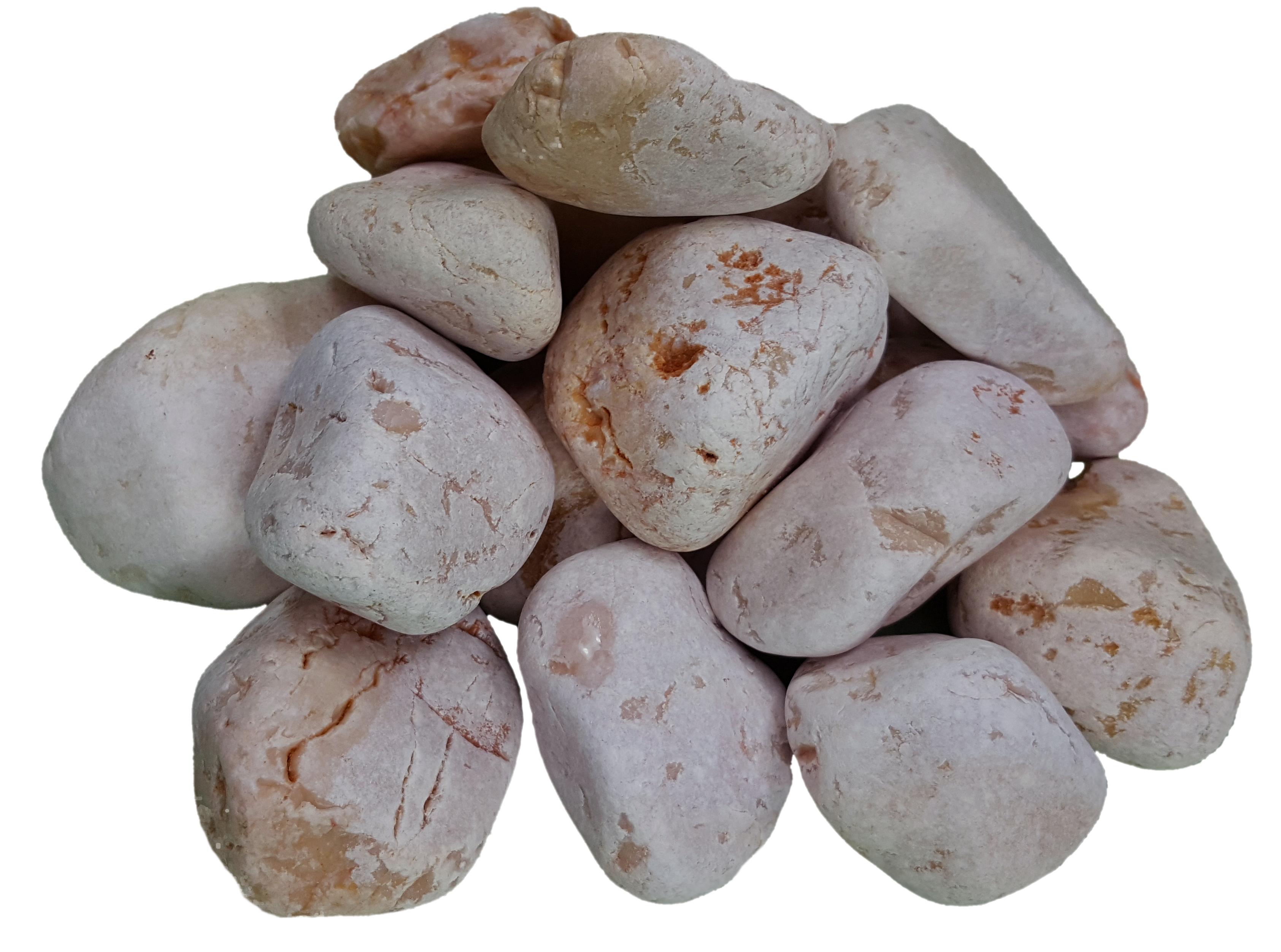 Saco de cantos rodados rosa 1000kg 40 y 60 mm