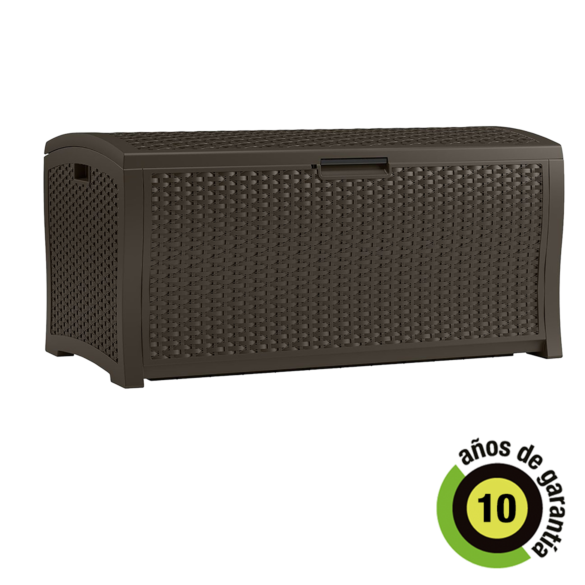 Arcón de pvc para exterior suncast dbw9935 117 cm y capacidad de 630 l