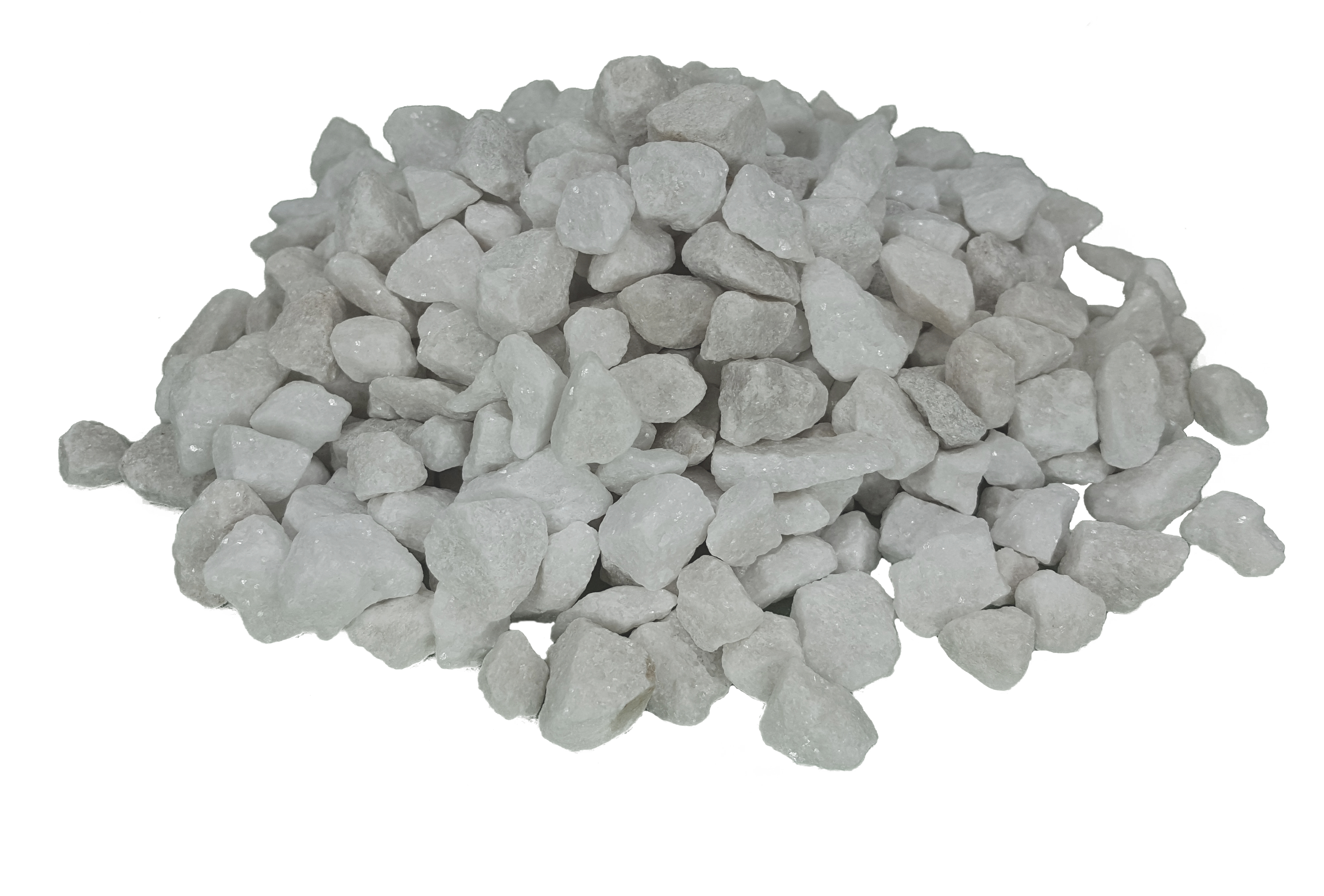 Saco de piedra calcárea triturada blanco 1000kg 12 y 18 mm