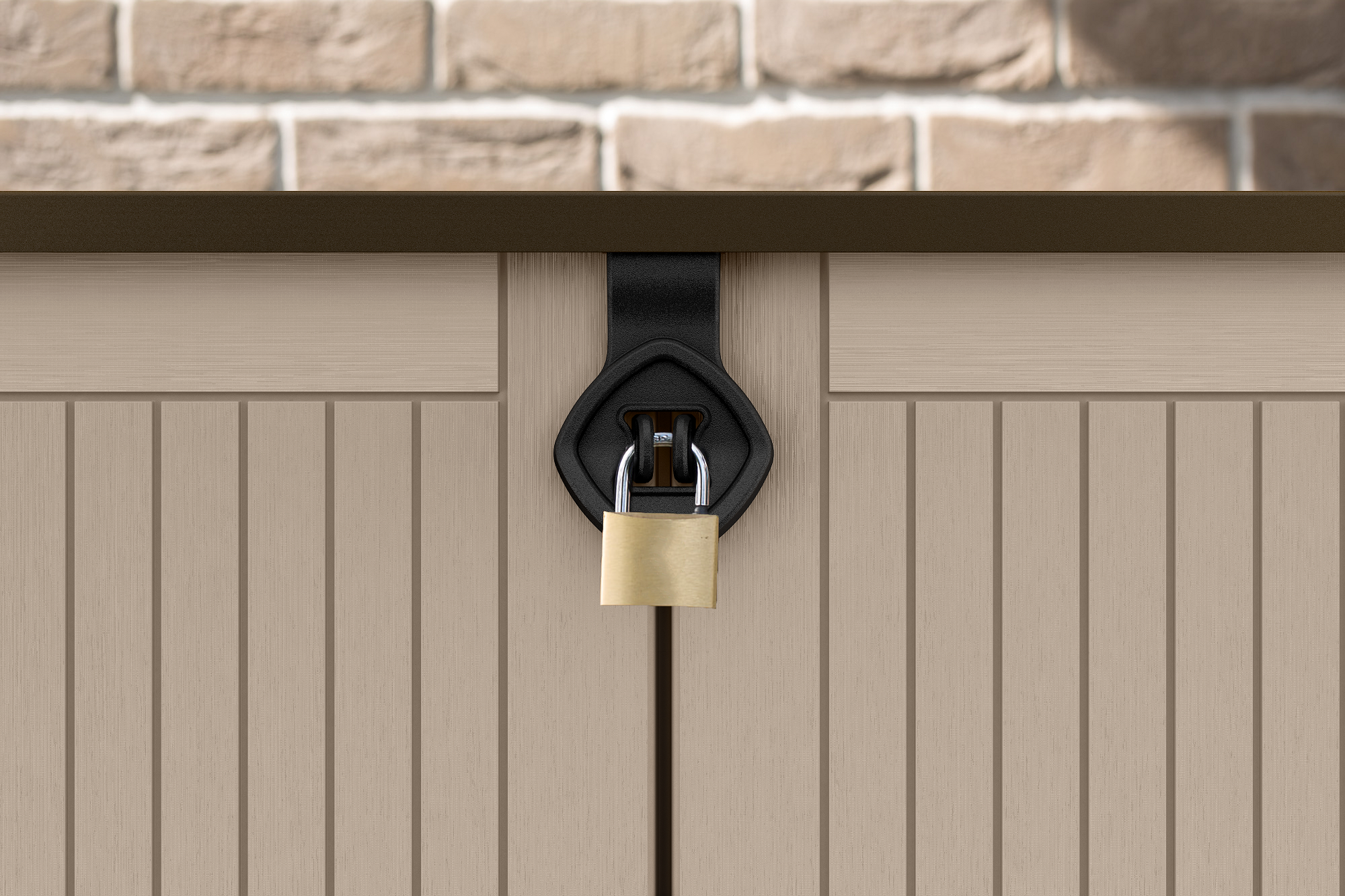 Box portattrezzi in polipropilene KETER STORE IT OUT MIDI L 130 x P 74 x H 110 cm Beige - 12