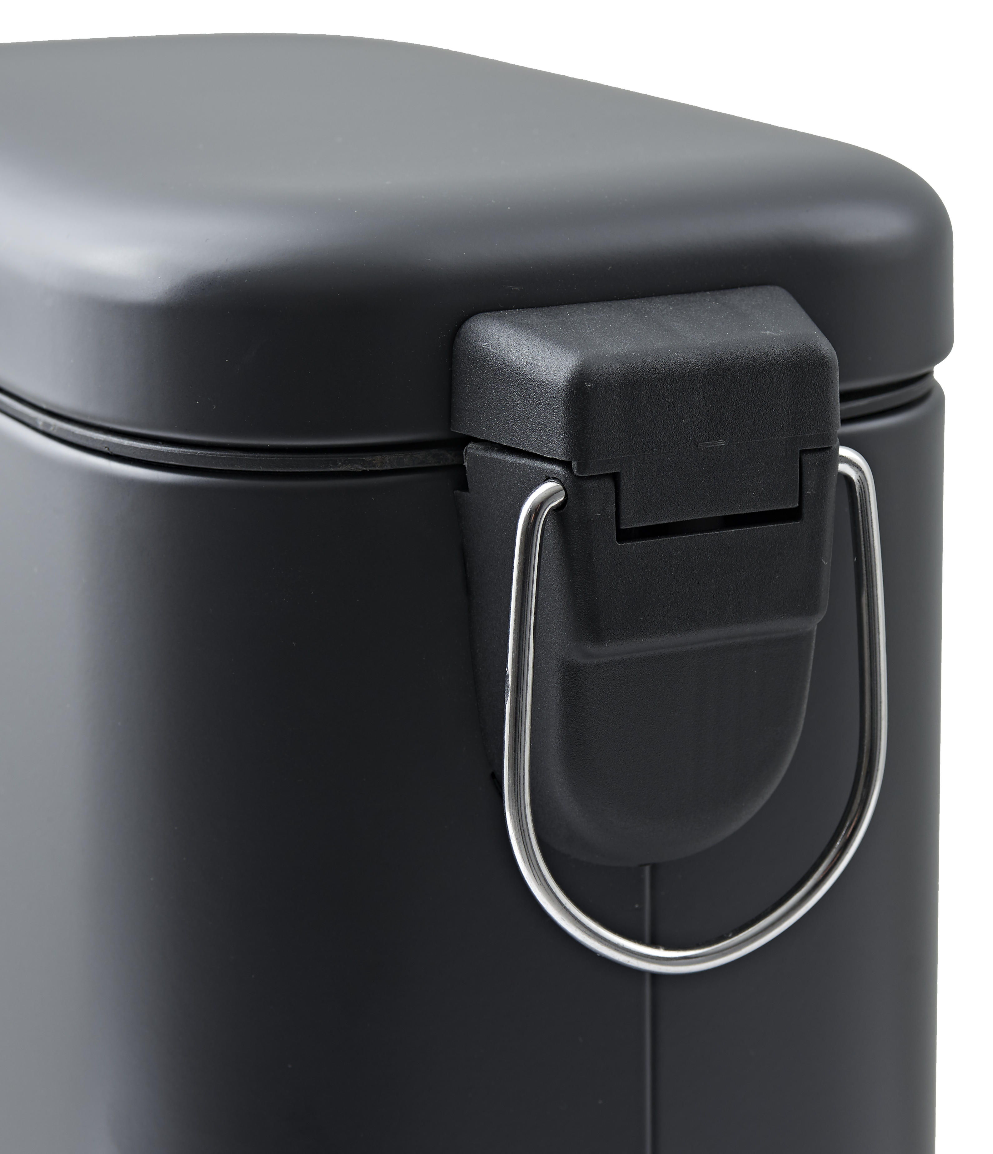 Balde de lixo 30,7X14,4X29 cm preto Sensea Remix Slim - 5