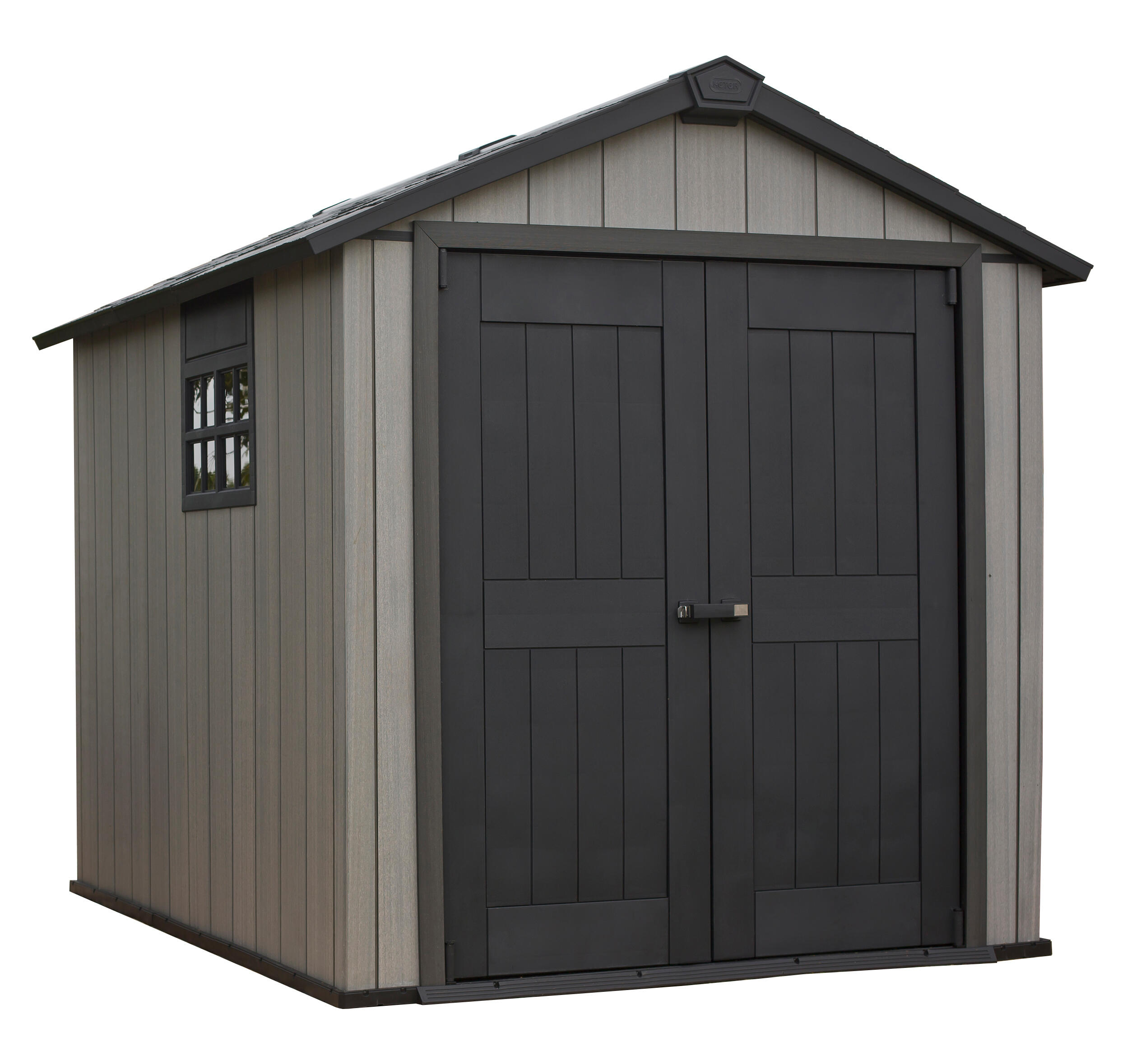 Caseta de polipropileno oakland 7.5x9 de 229x242x287 cm y 6.57 m2