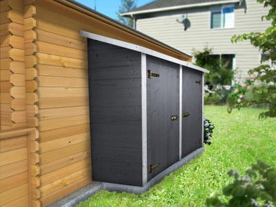 Infórmate sobre armarios para exterior a medida. Los diseñamos según tus  nece…  Puertas de aluminio exterior, Decoración de patio exterior,  Almacenamiento exterior