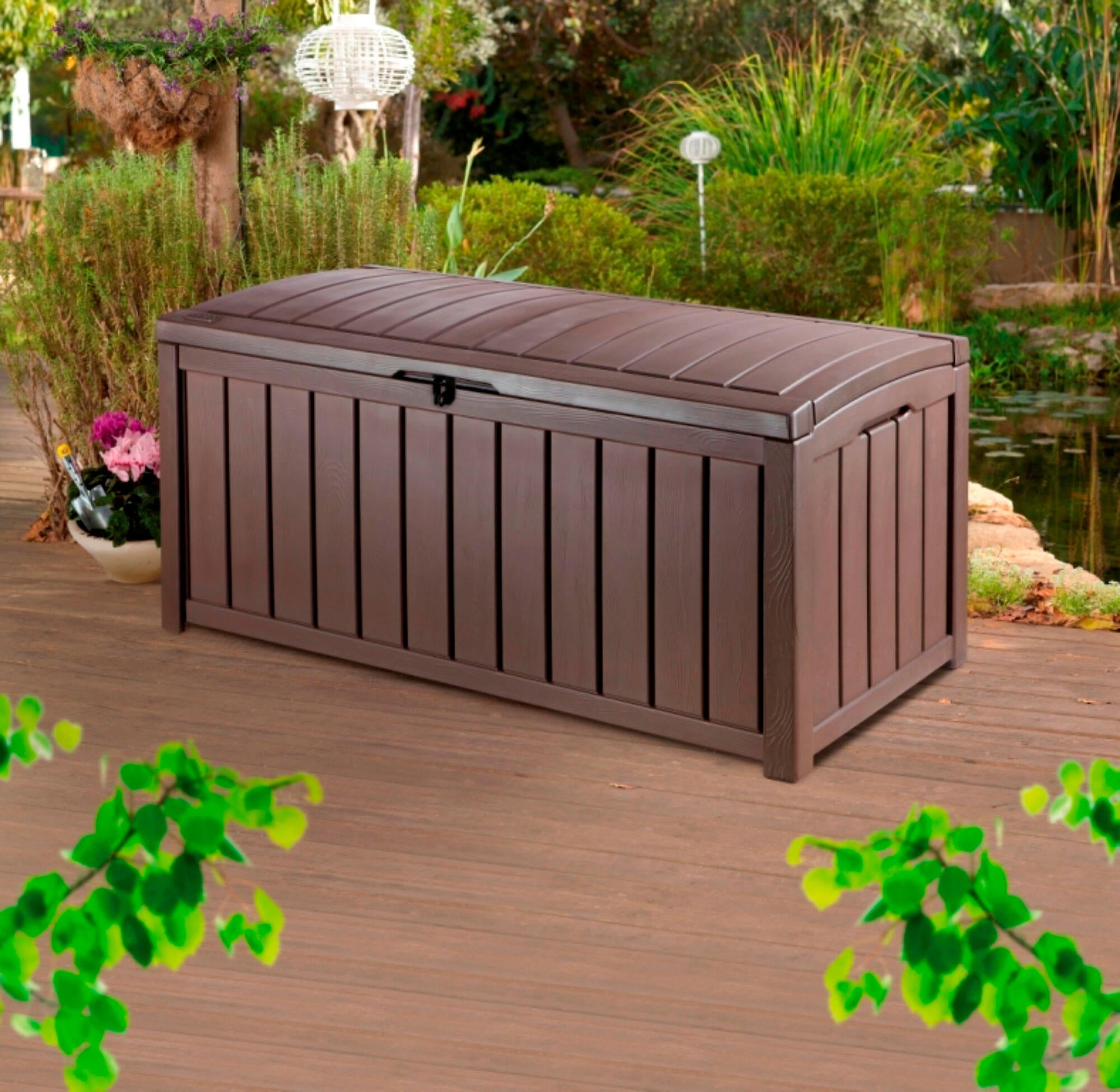 Baule KETER in polipropilene marrone L 128 x H 61 x P 65 cm - 6