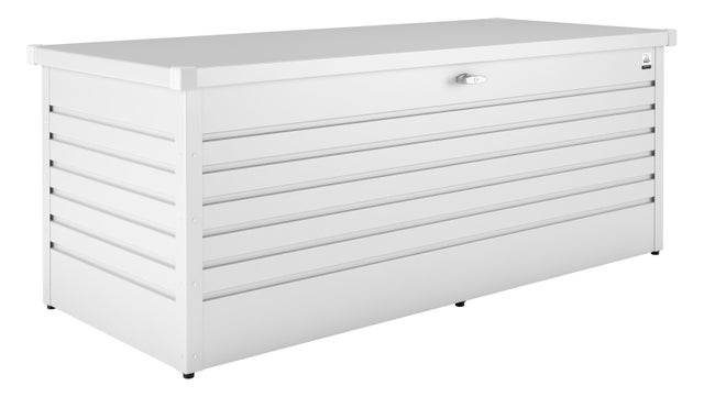 Arcón de metal para exterior BIOHORT 62061 181 x 71 x 79 cm y capacidad de 800 L