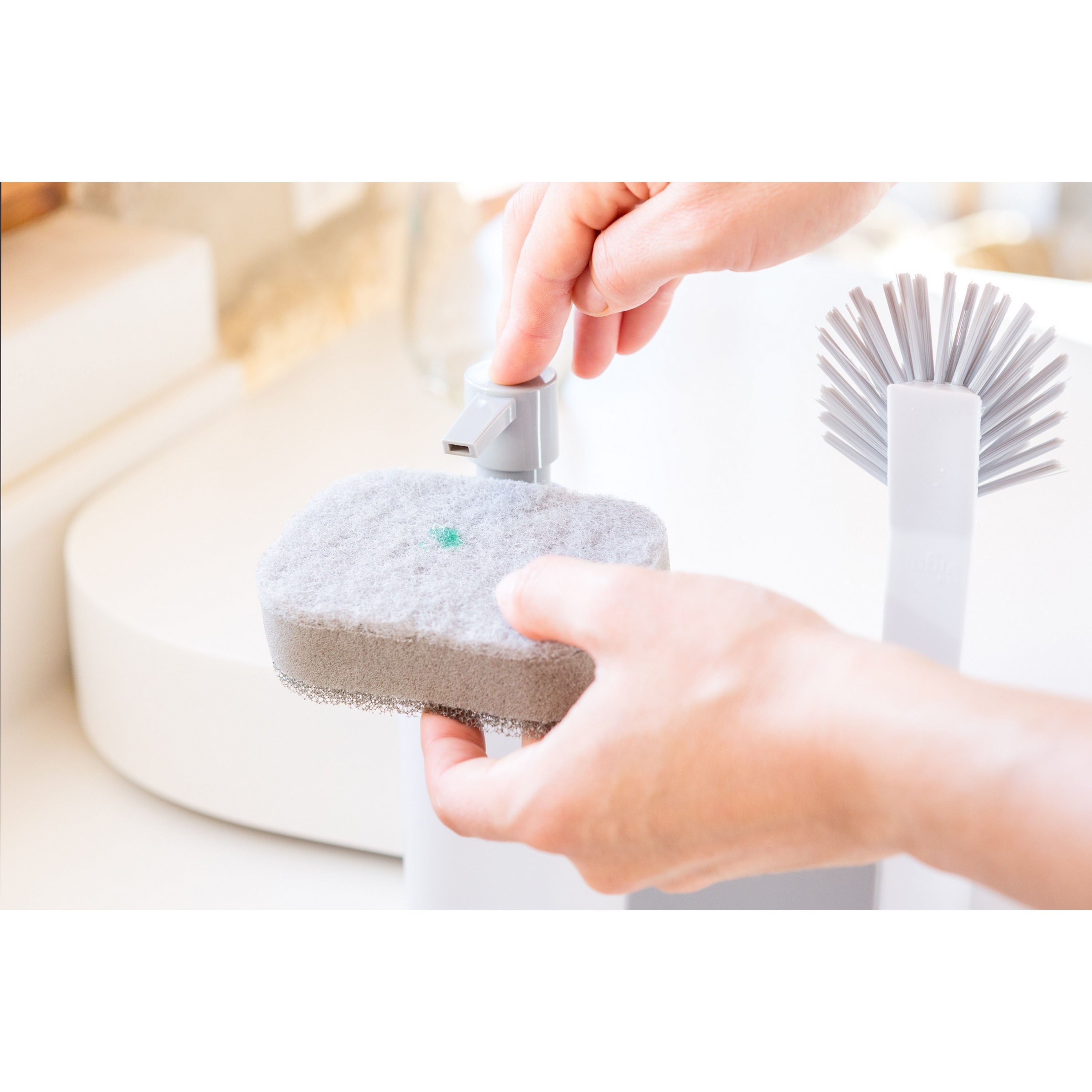 Dispensador  Monobloc blanco brillante - 2