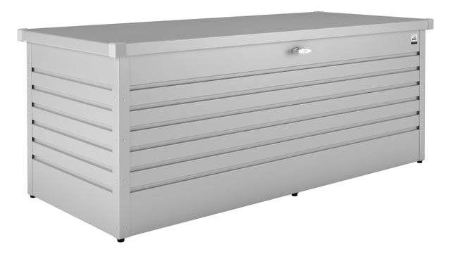 Arcón de metal para exterior BIOHORT 62061 181 x 71 x 79 cm y capacidad de 800 L