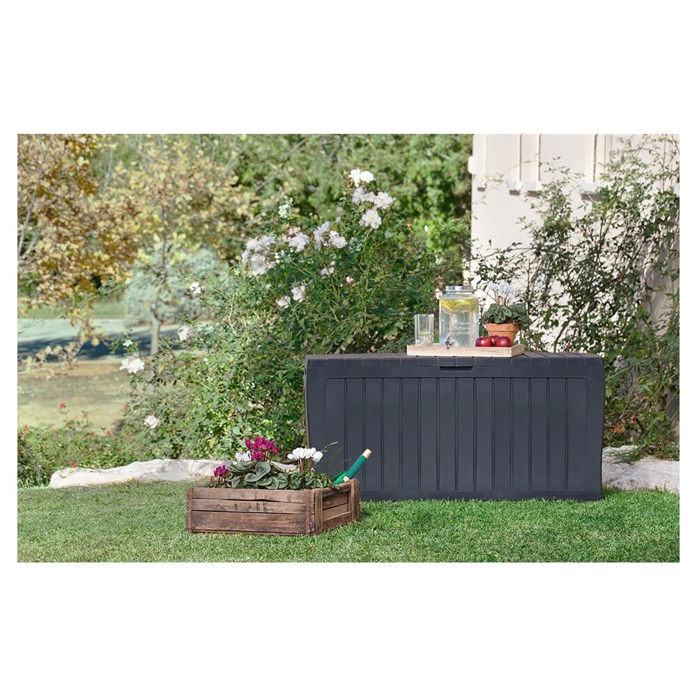 Arcón de resina para exterior NATERIAL 228384 116.7 x 57 x 45 cm y capacidad de 270 L - 11