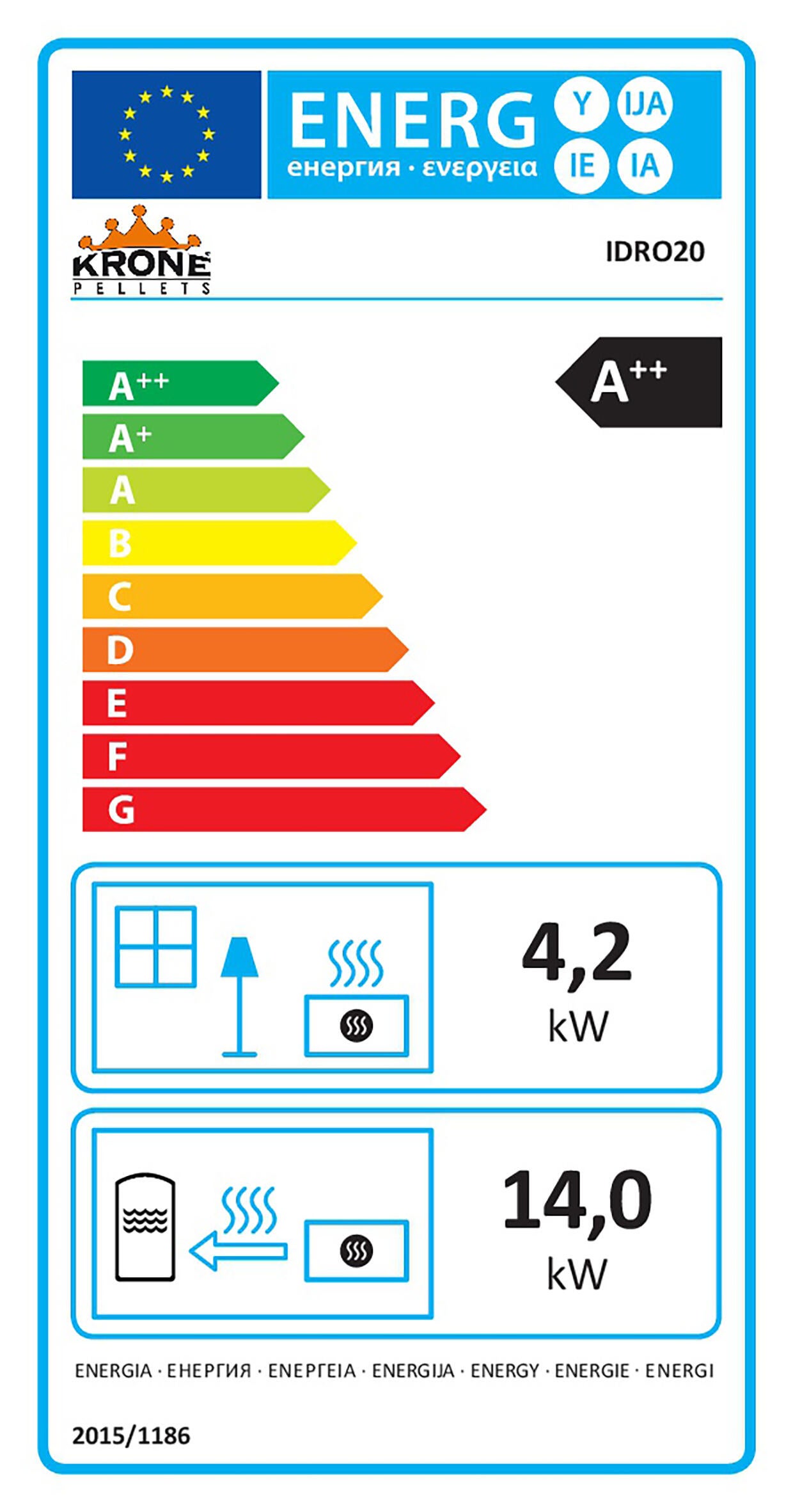 Stufa pellet idro AMG 20-BKR 18.22 kW bordeaux - 5