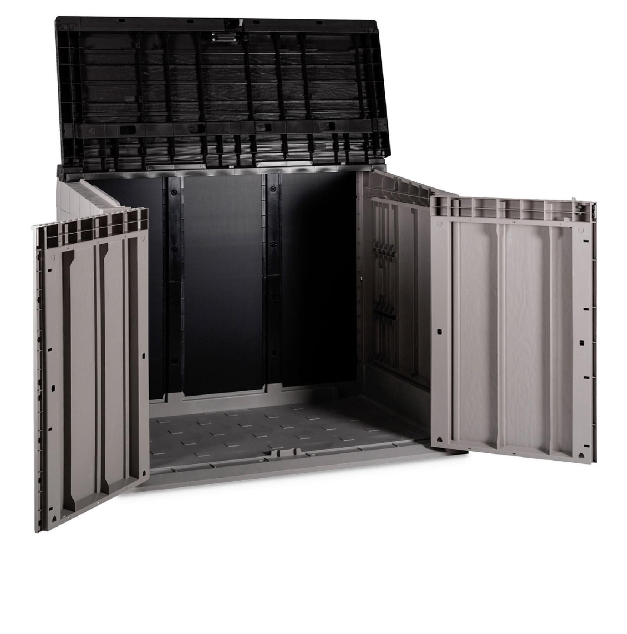 Arcón de resina para exterior TOOMAX STORA WAY 129.5 x 111 x 74.5 cm y capacidad de 842 L - 13