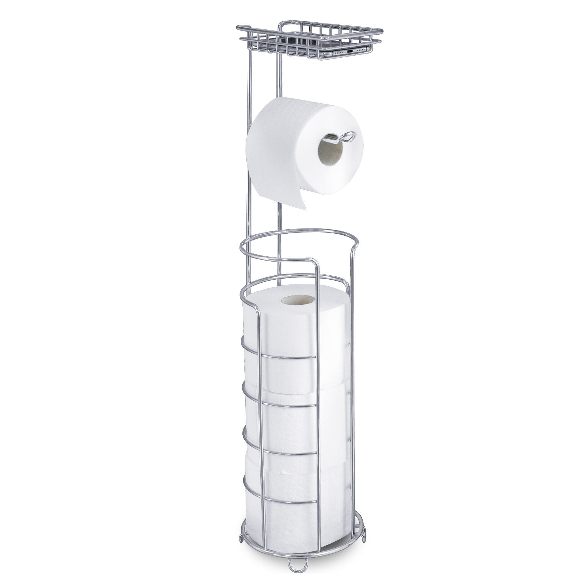 Portarrollo reserva de baño portarrollos reserva cromo cromado 14x60cm