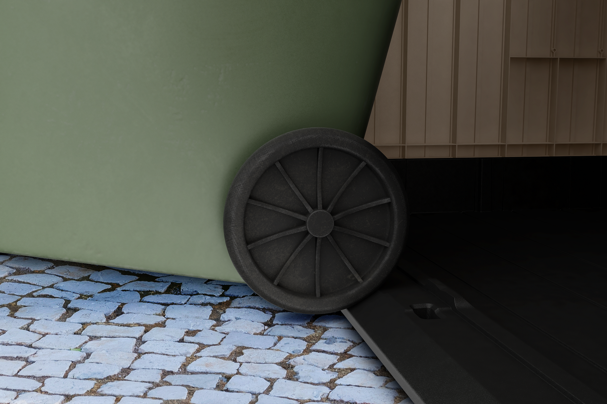 Box portattrezzi in polipropilene KETER STORE IT OUT MIDI L 130 x P 74 x H 110 cm Beige - 11