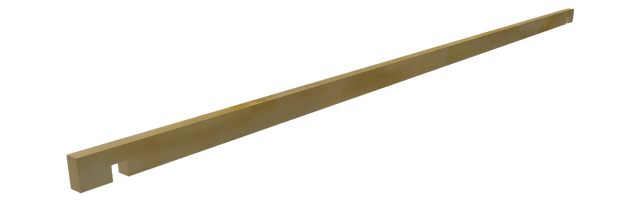 Cavalier de madera maciza 9x4x360 cm para pérgola