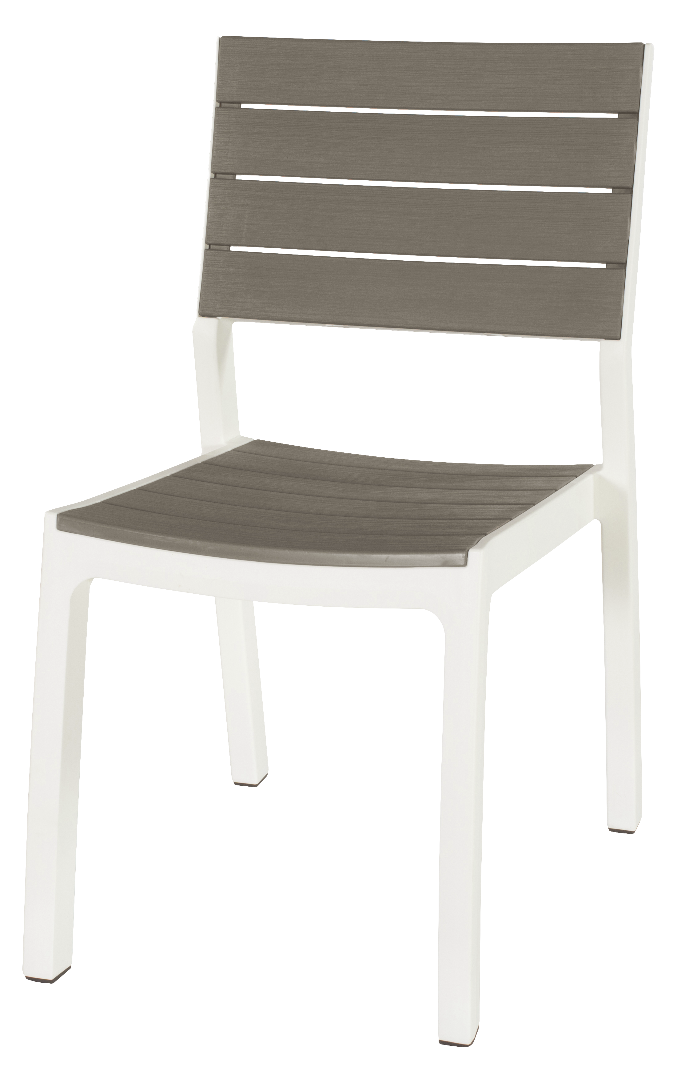 Silla de jardín de polipropileno harmony beige sin brazos