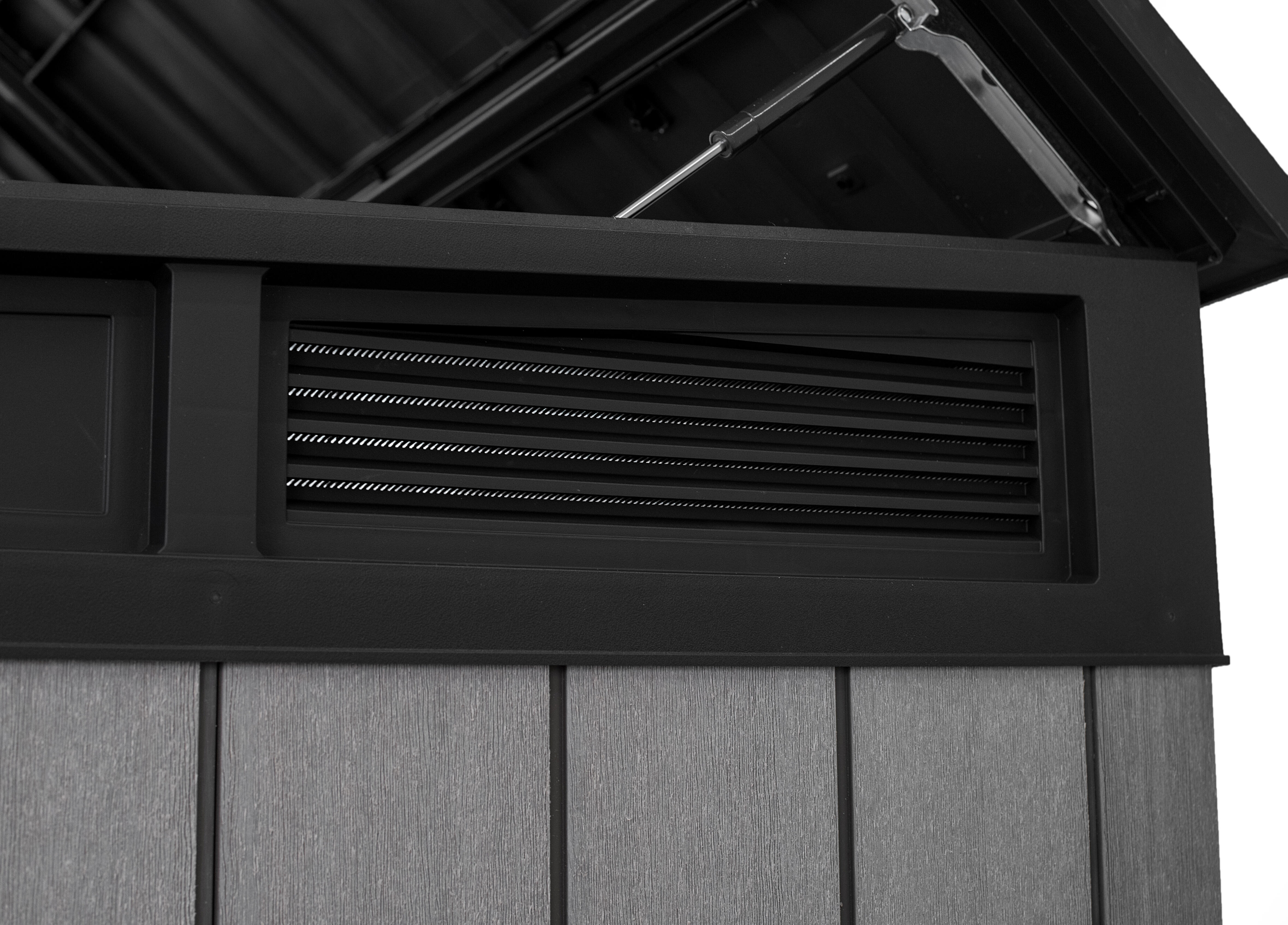 Arcón de resina para exterior KETER 232427 190.5 x 132.5 x 109.3 cm y capacidad de 2020 L - 19