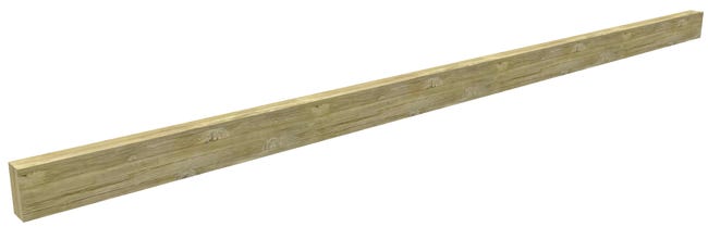 Travesaño de madera laminada 300x6x12 cm para pérgola | Leroy Merlin