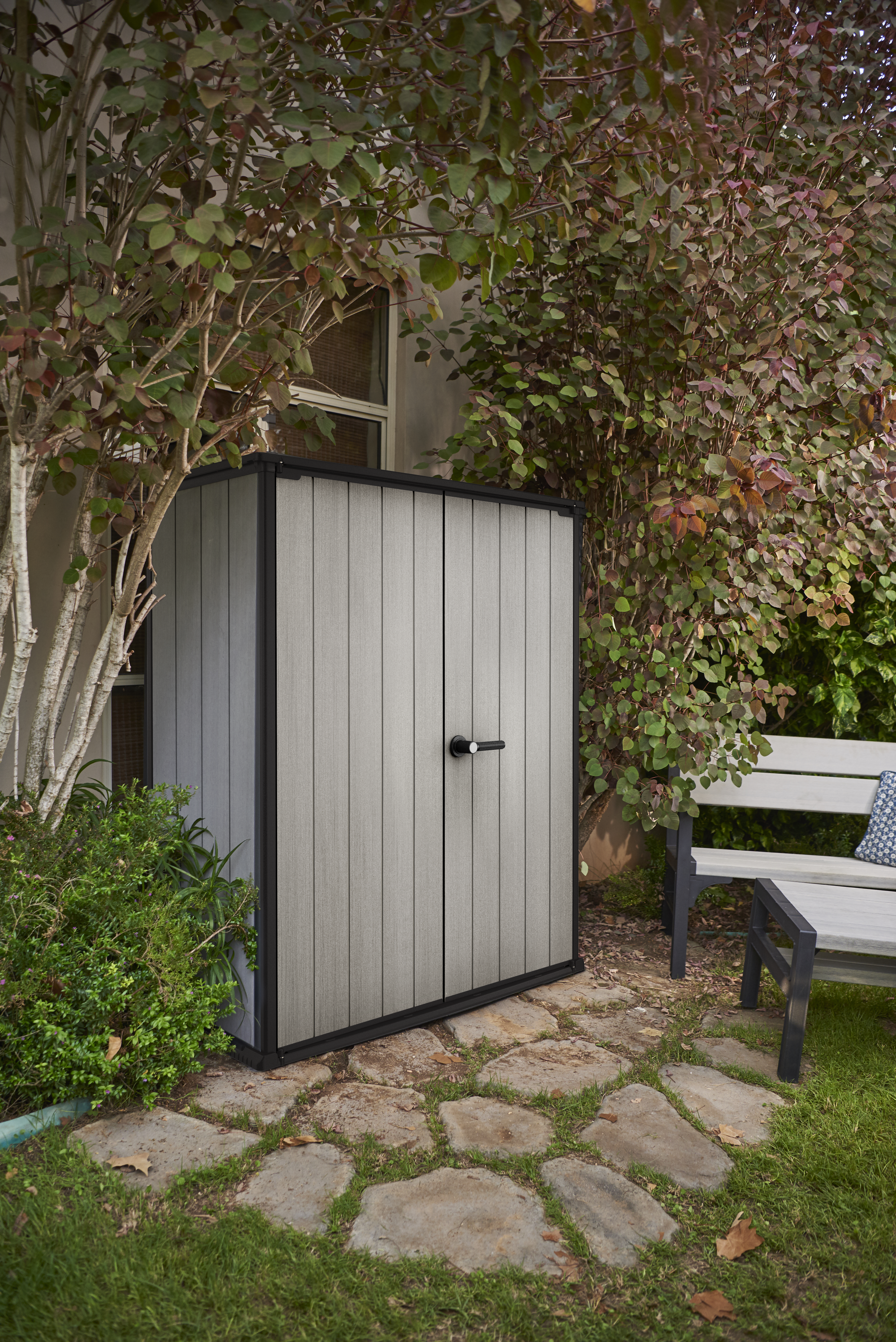 Armario de exterior de polipropileno High Store Plus 140x170.4x73.6 cm - 3