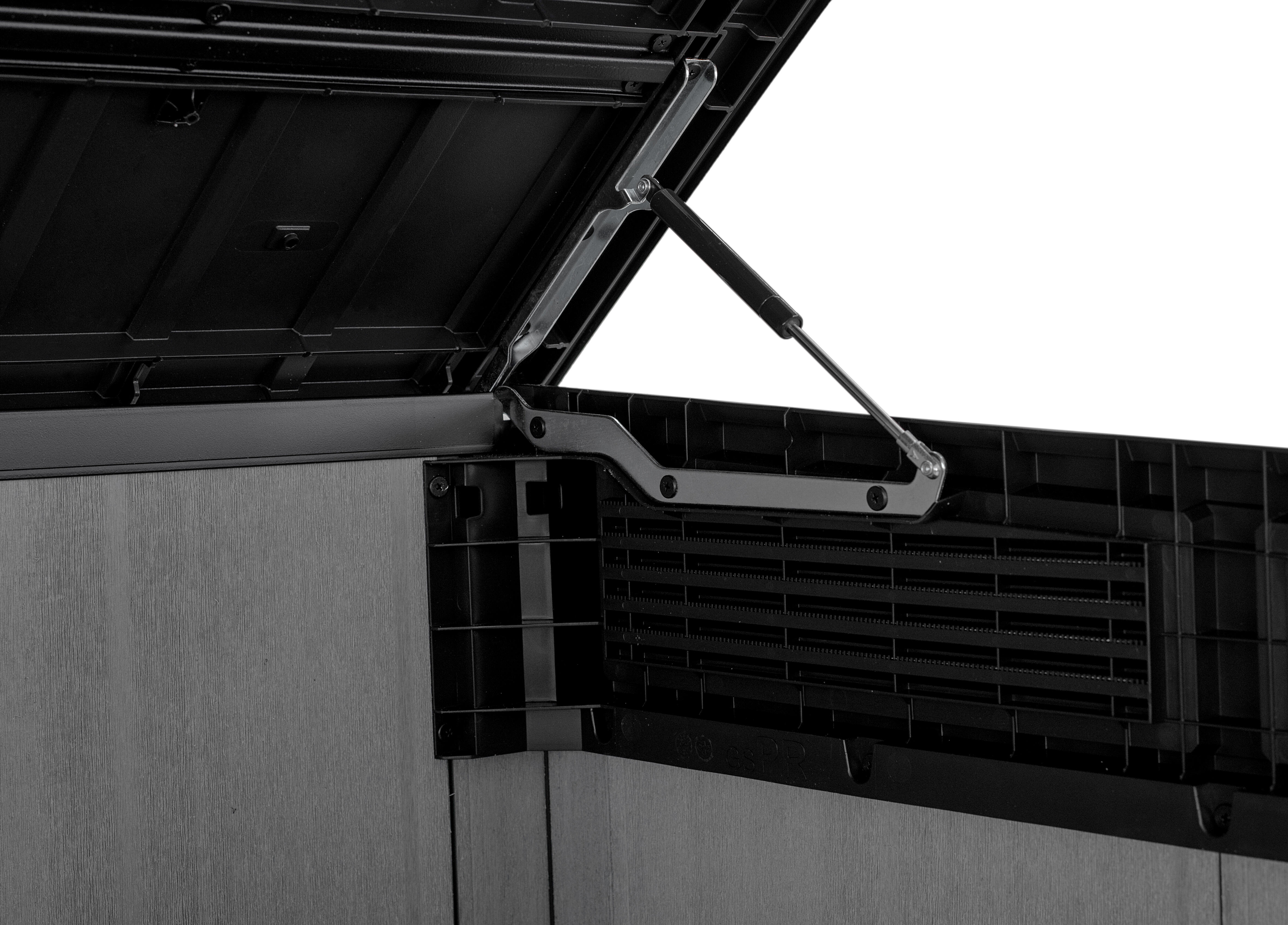 Arcón de resina para exterior KETER 232427 190.5 x 132.5 x 109.3 cm y capacidad de 2020 L - 18