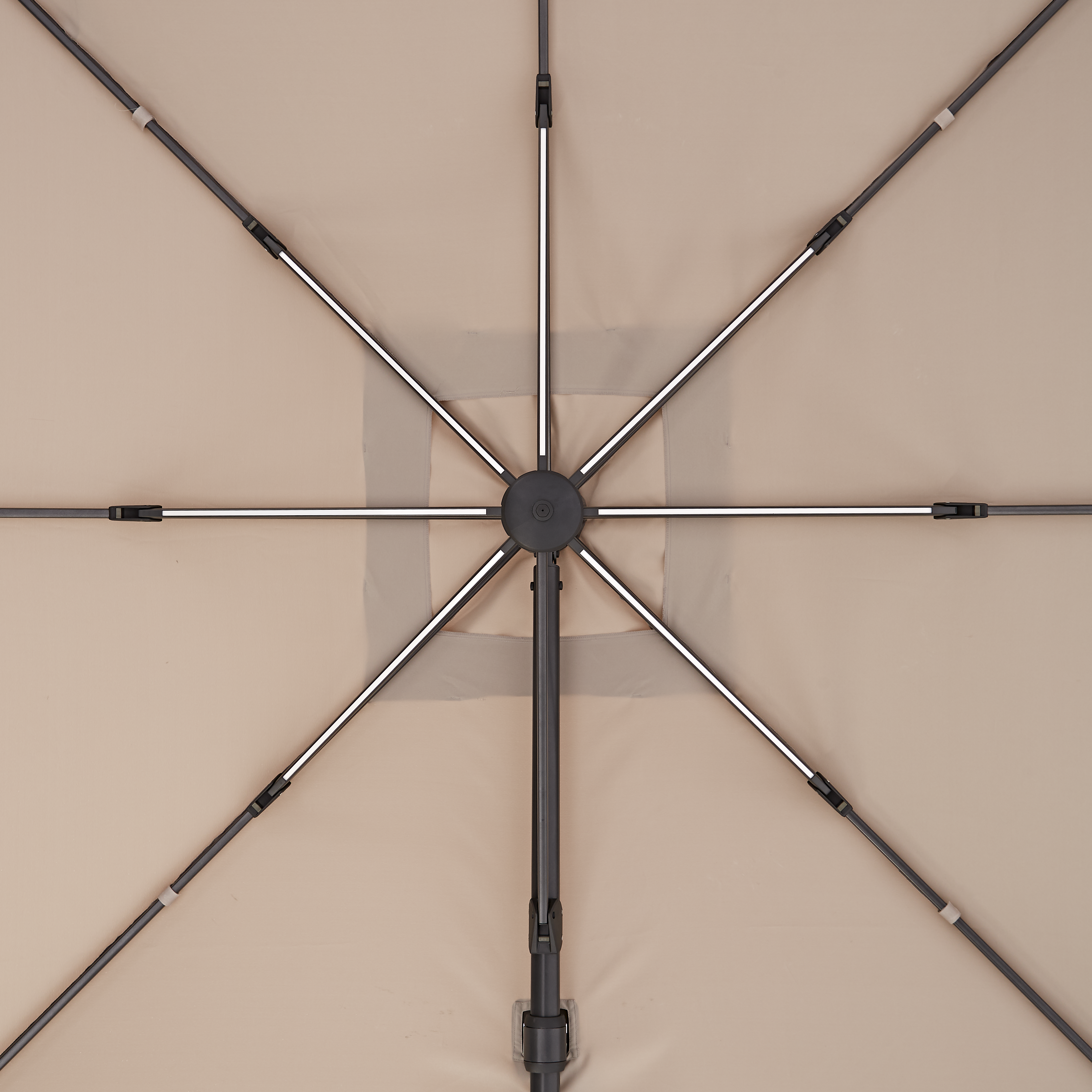 Toldo para chapéu NATERIAL SONORA LED TOSTADO 290X290CM - 6