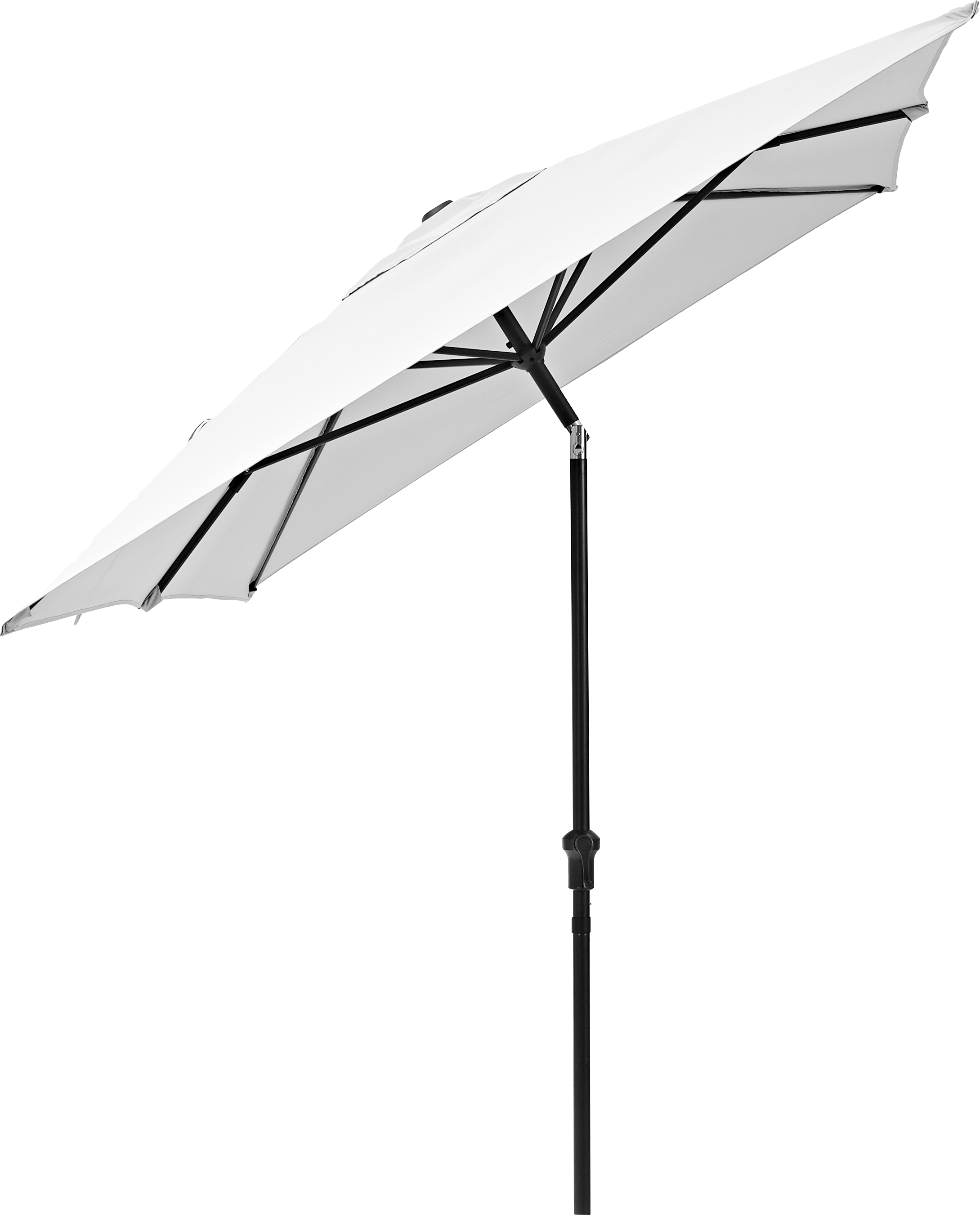 Parasol rectangular de aluminio / acero NATERIAL Avea blanco 200x300 cm - 5