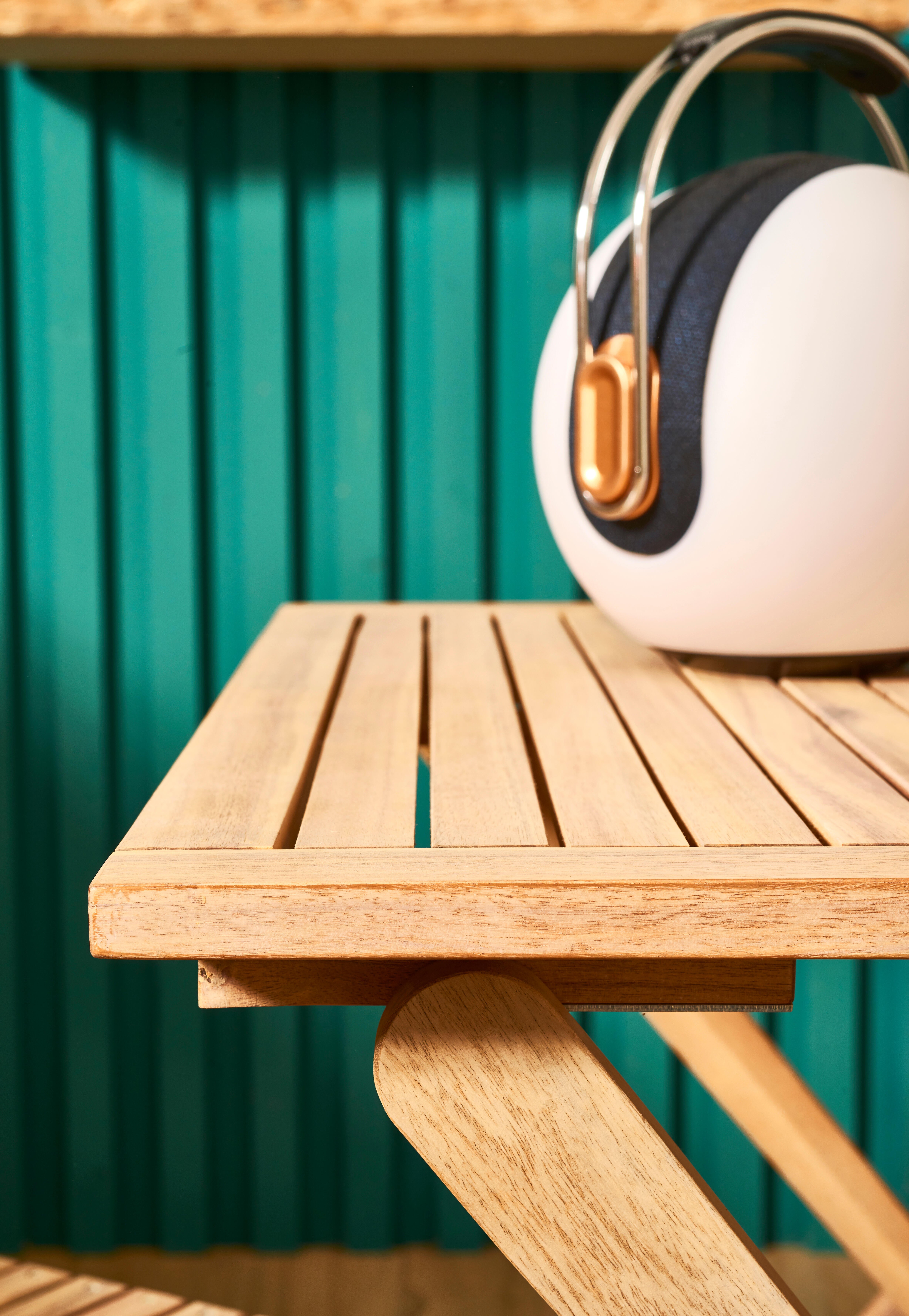 Mesa de madeira NATERIAL SOLIS ORIGAMI 114X70CM ACACIA - 15