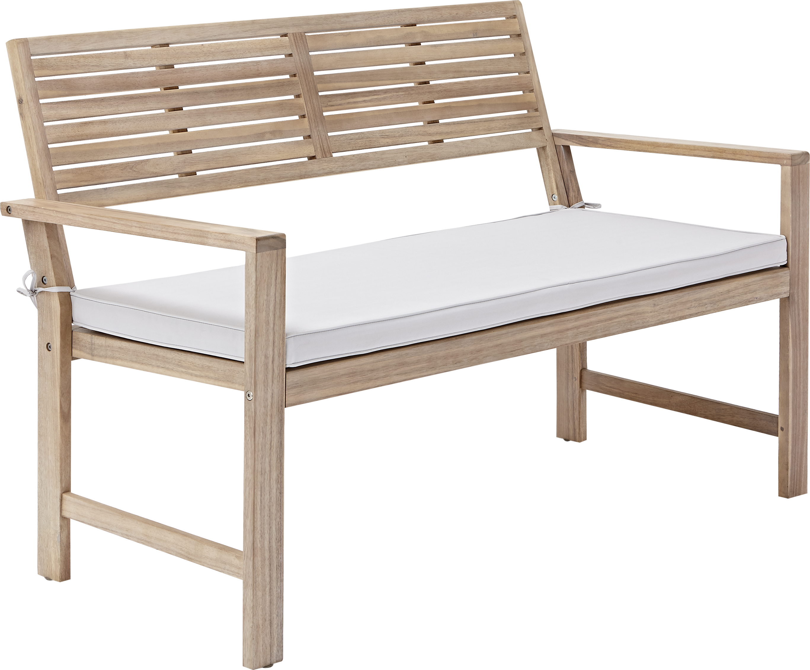 Conjunto jardim relax acácia sofá e mesa castanho 4 pessoas Solis Naterial - 2