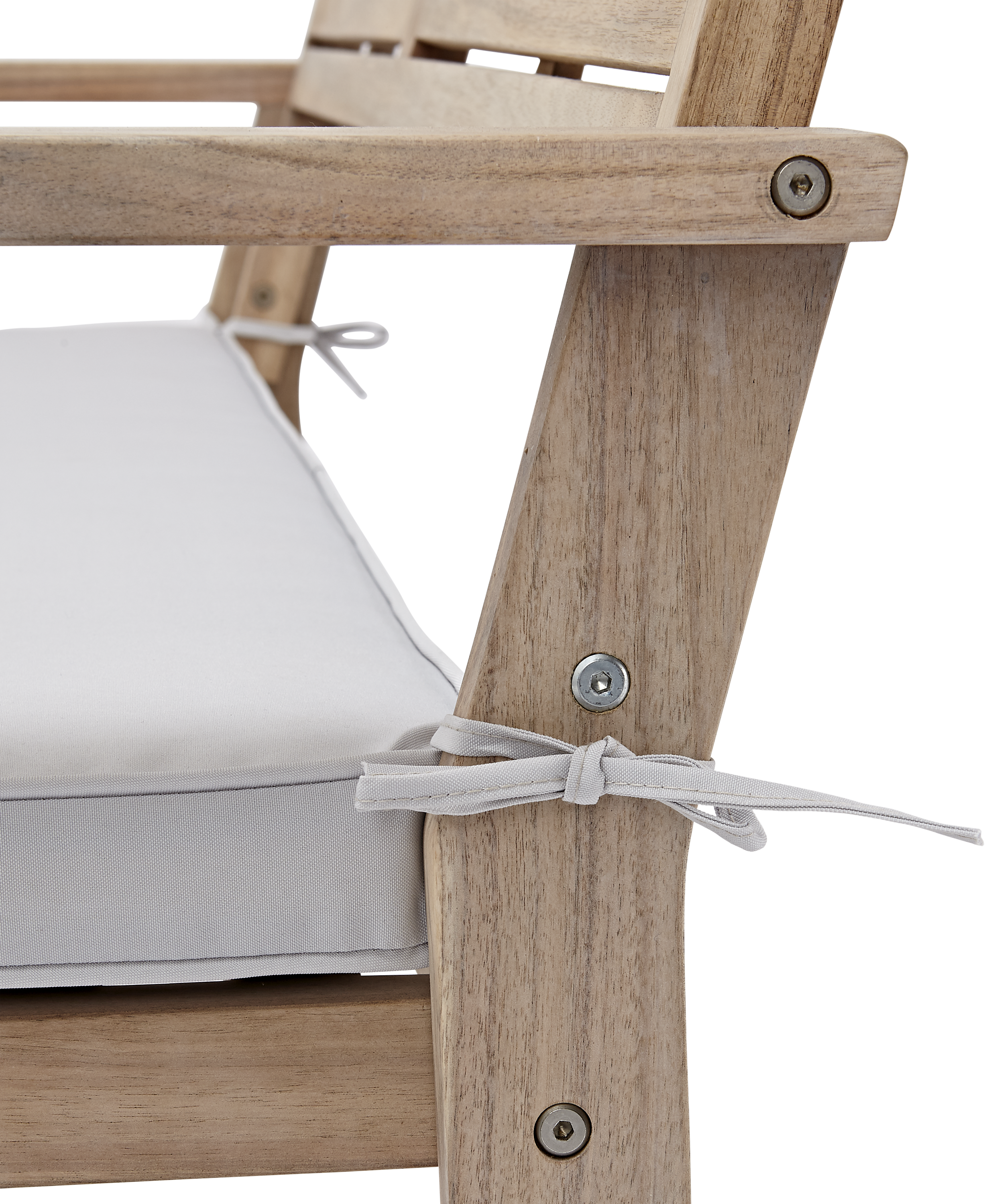 Conjunto jardim relax acácia sofá e mesa castanho 4 pessoas Solis Naterial - 6