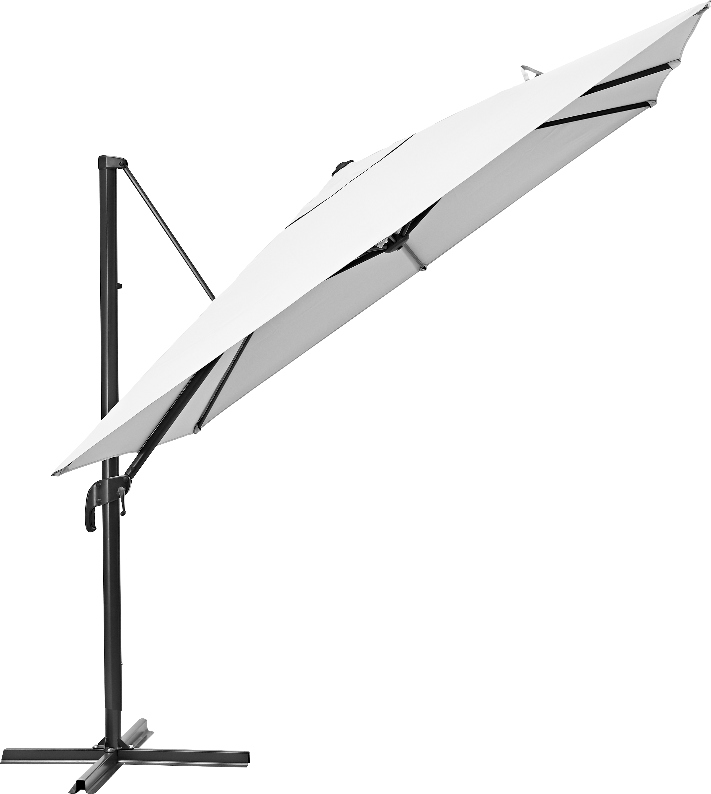 Chapéu de sol cru natrual 290x290 cm Aura Naterial - 3